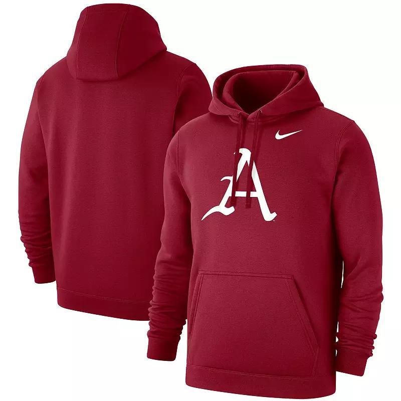 Men's Nike Cardinal Stanford Cardinal Basketball Icon Club Fleece Pullover Hoodie, Size: 2XL, Red Product Image
