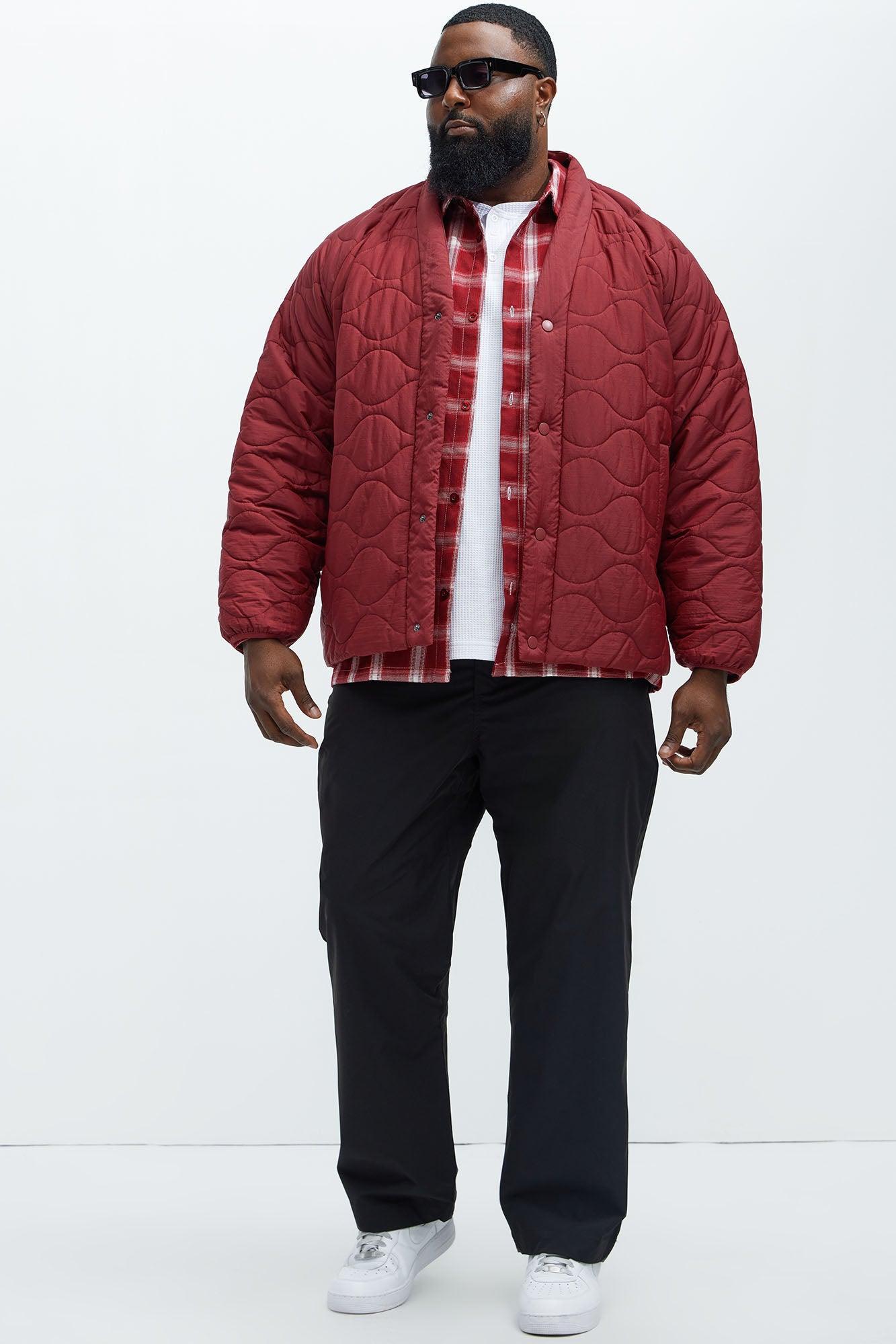 Good Luck Quilted Jacket - Red Product Image