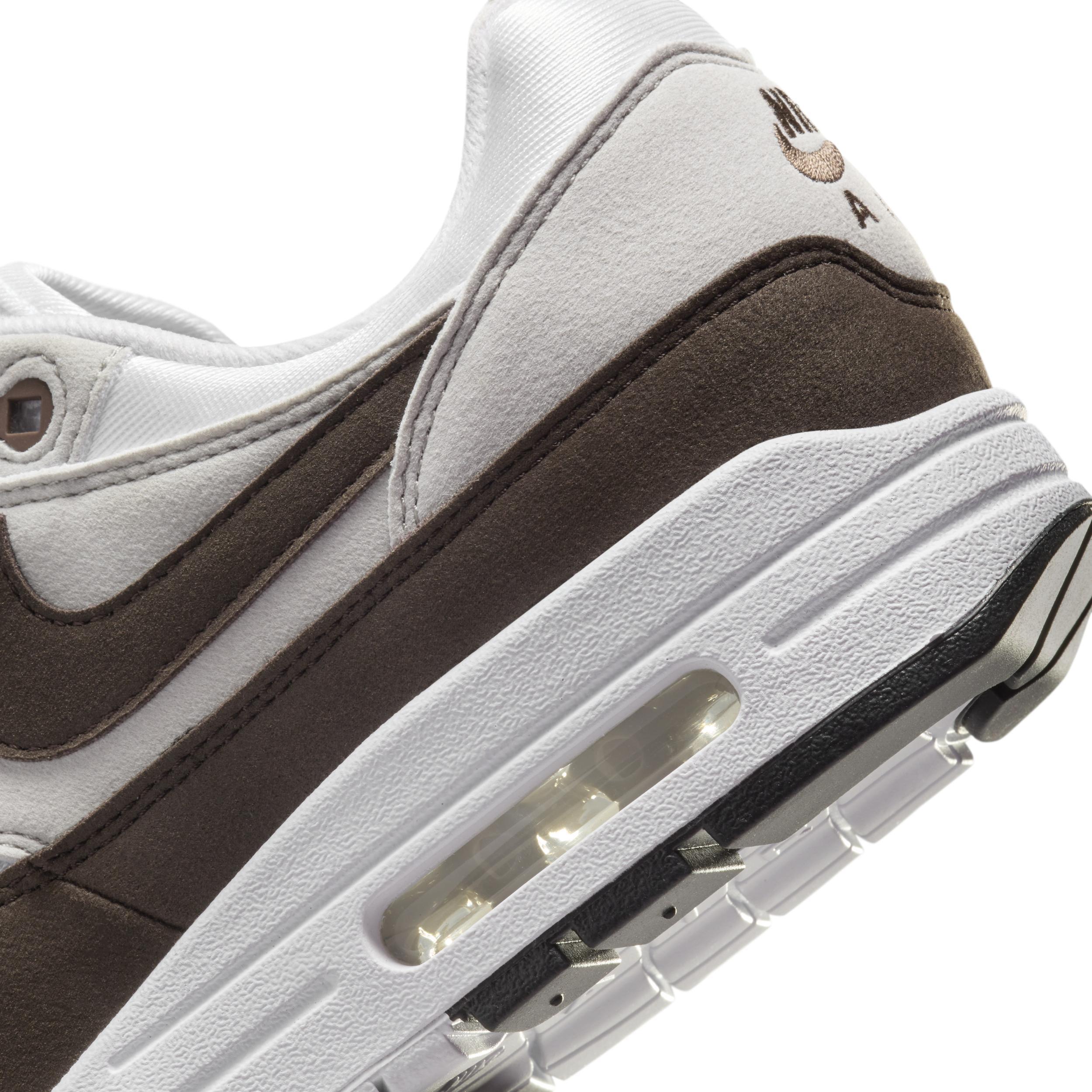 Nike Womens Nike Air Max 1 - Womens Shoes Grey/Brown Product Image