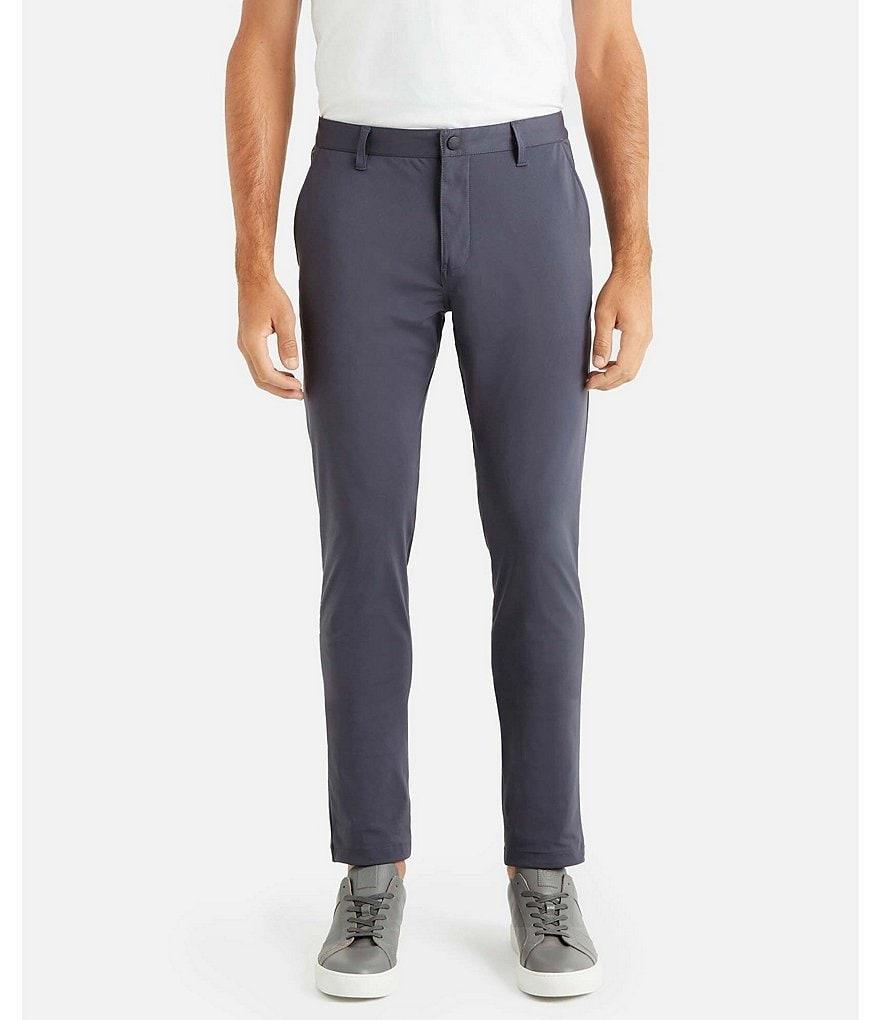 RHONE Slim Fit Flat Front Commuter Stretch Pants Product Image