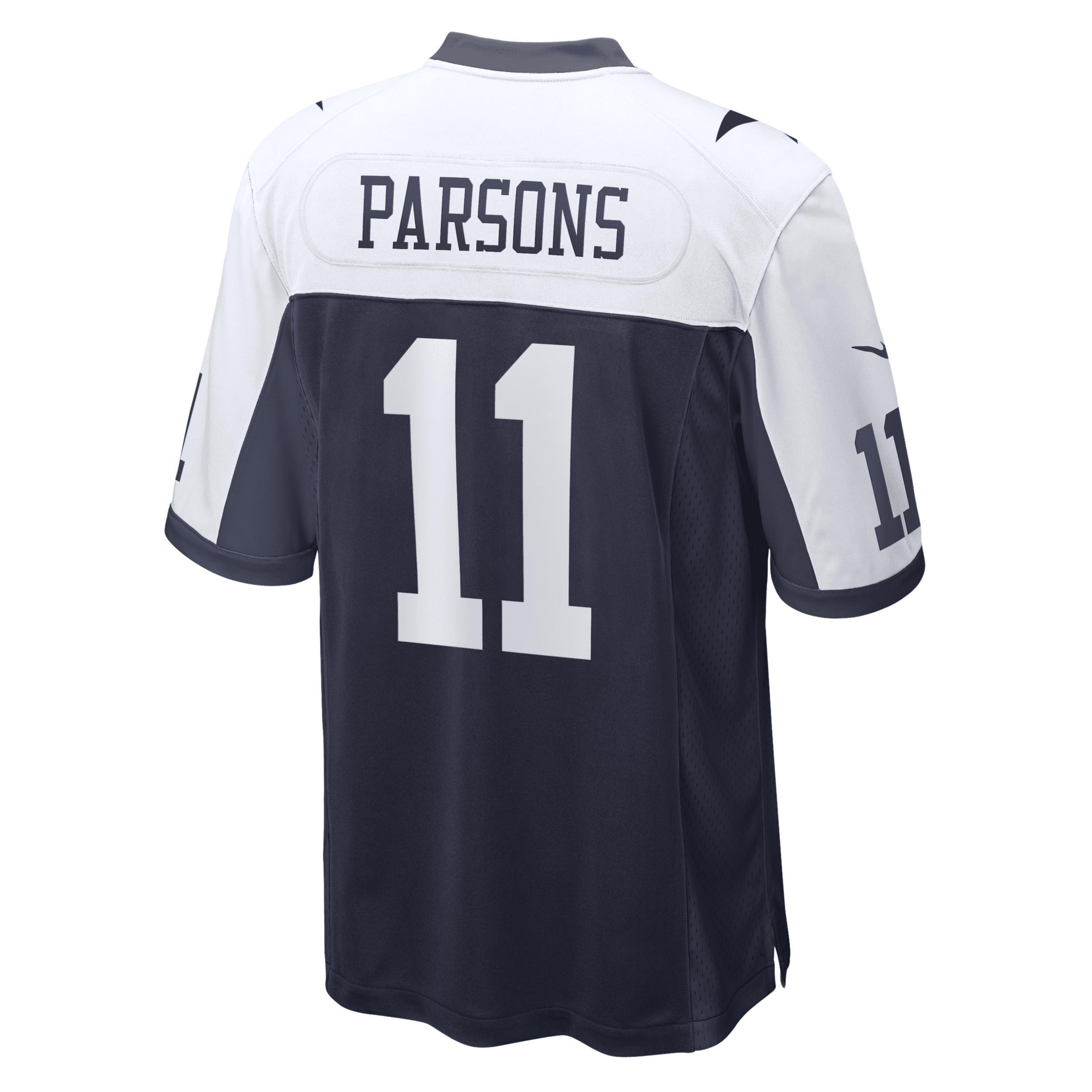 Mens Nike Micah Parsons Dallas Cowboys Alternate Game Jersey Blue Product Image