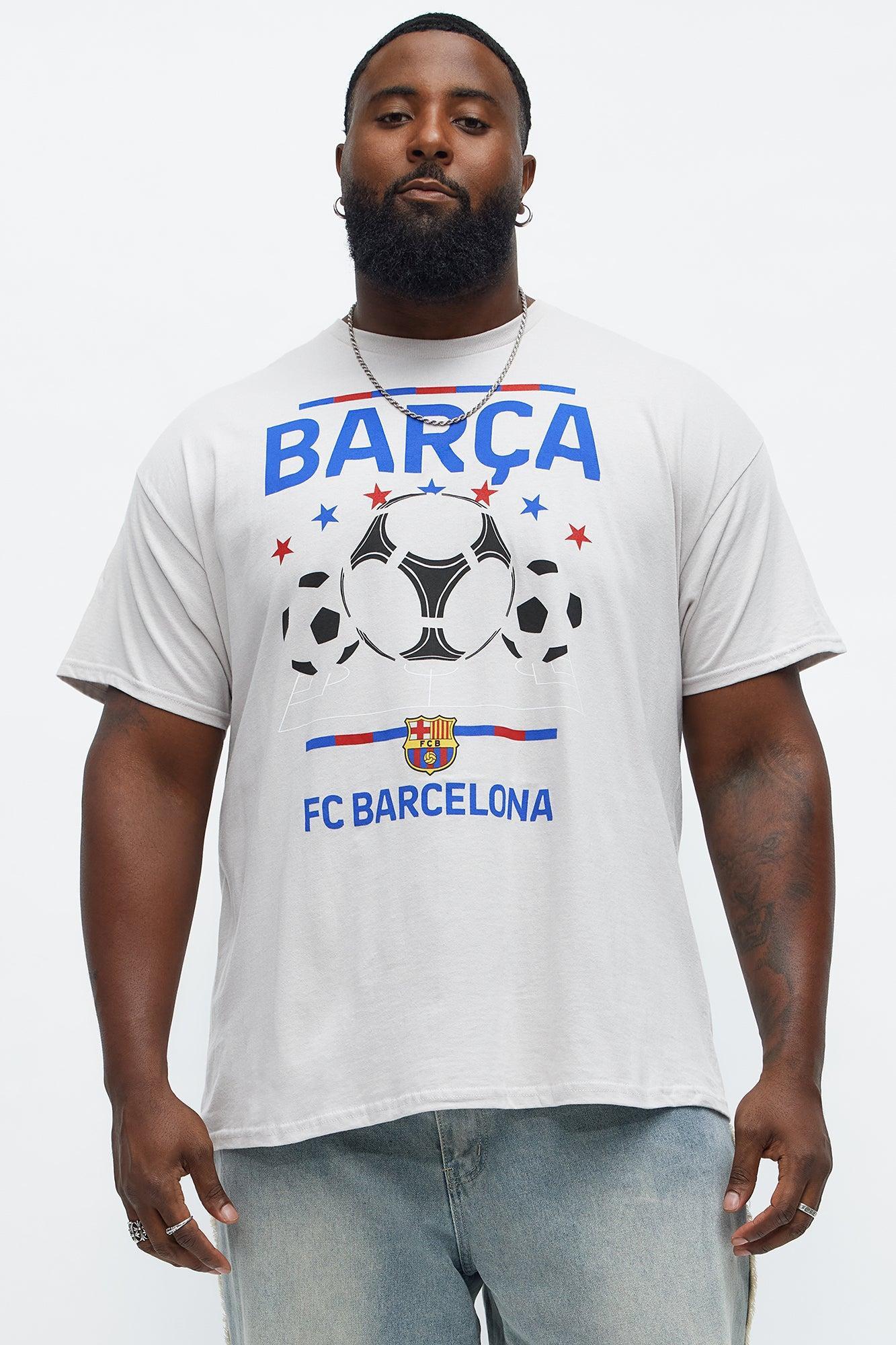 FC Barcelona Short Sleeve Tee - Grey Product Image