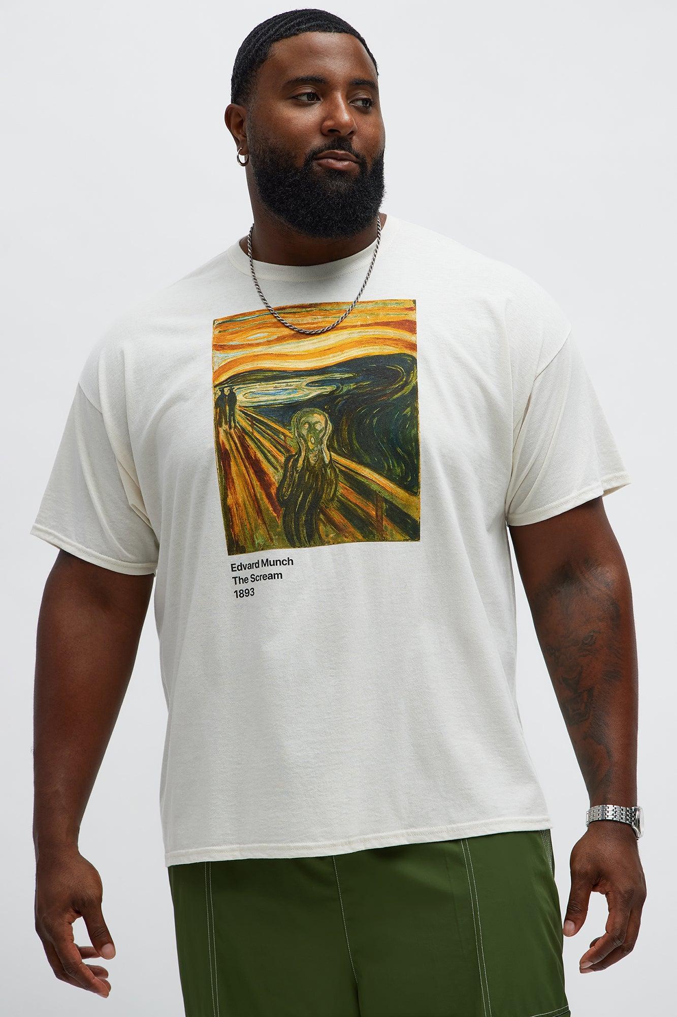 Munch The Scream Short Sleeve Tee - Natural Product Image