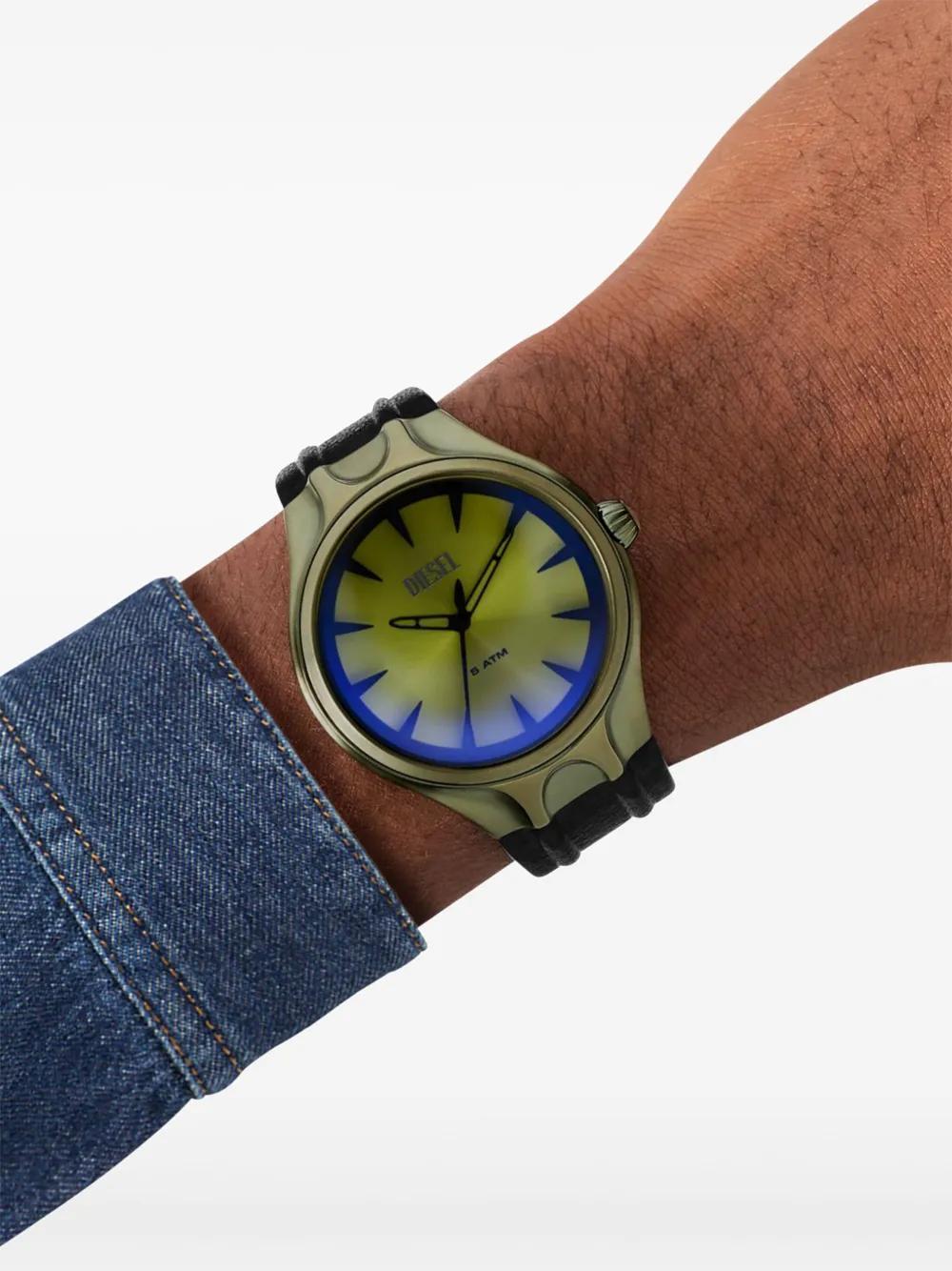 DIESEL Men's Streamline Quartz Three-hand Black Leather 44mm Product Image