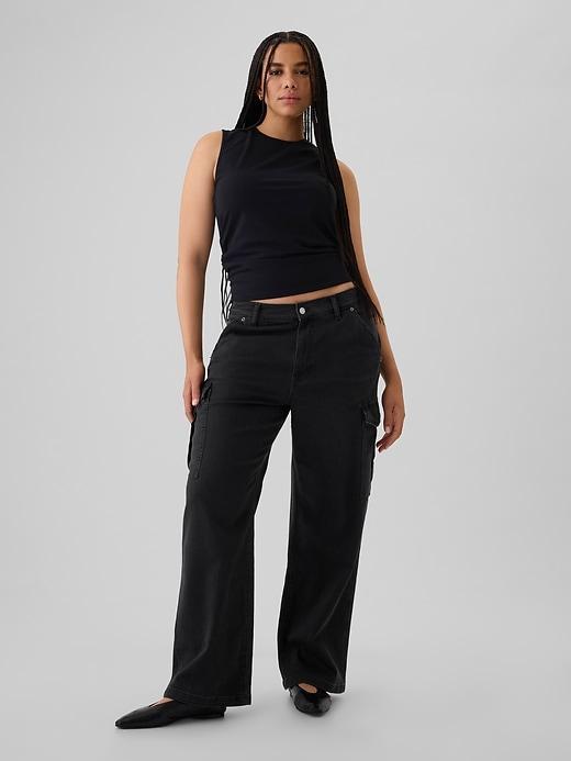 Mid Rise Corduroy '90s Loose Cargo Pants Product Image