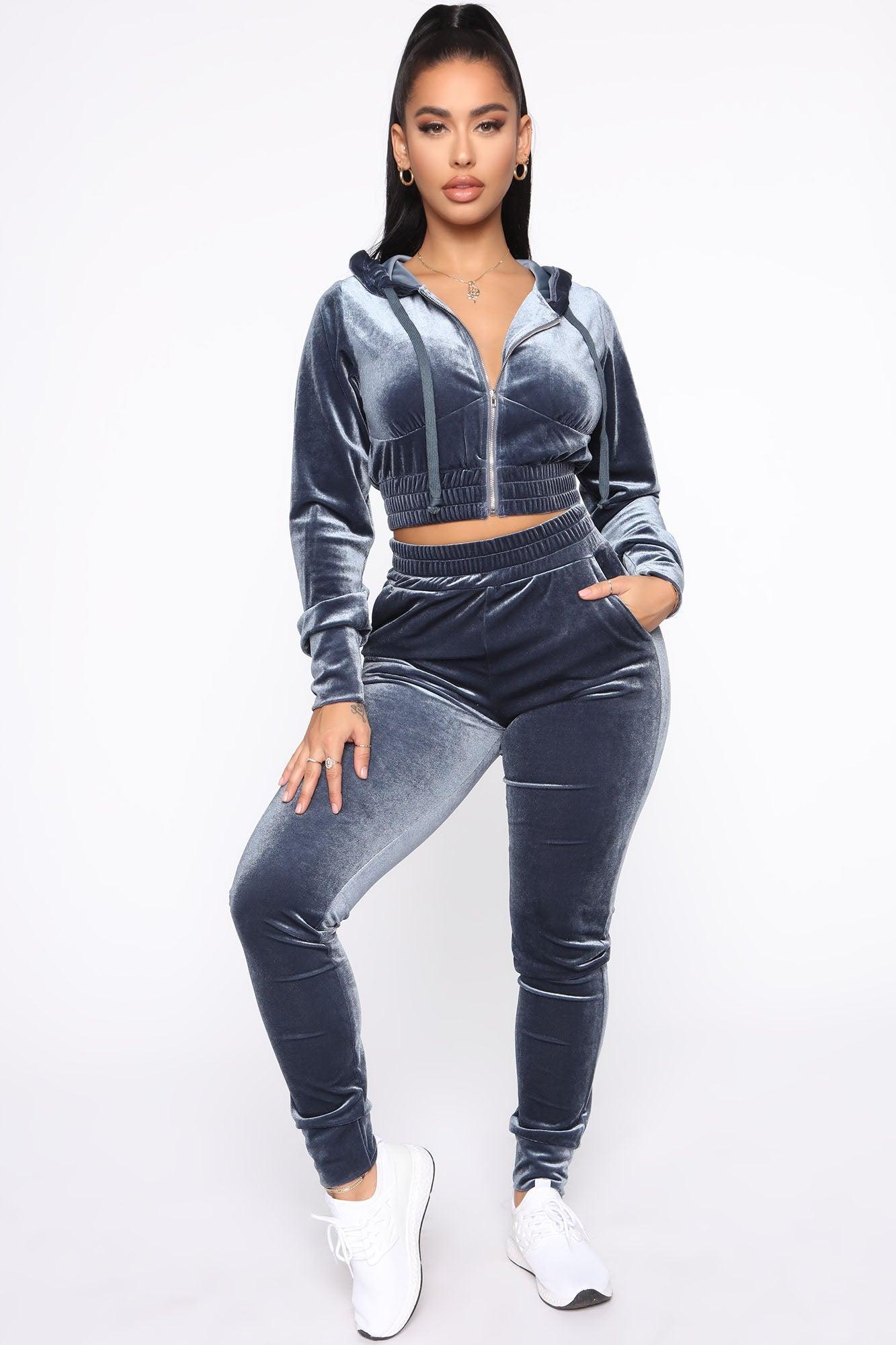 Down To Lounge Pant Set - Blue Product Image