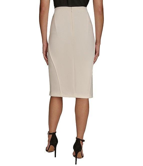 Donna Karan Seamed Zipper-Slit Pencil Skirt Product Image