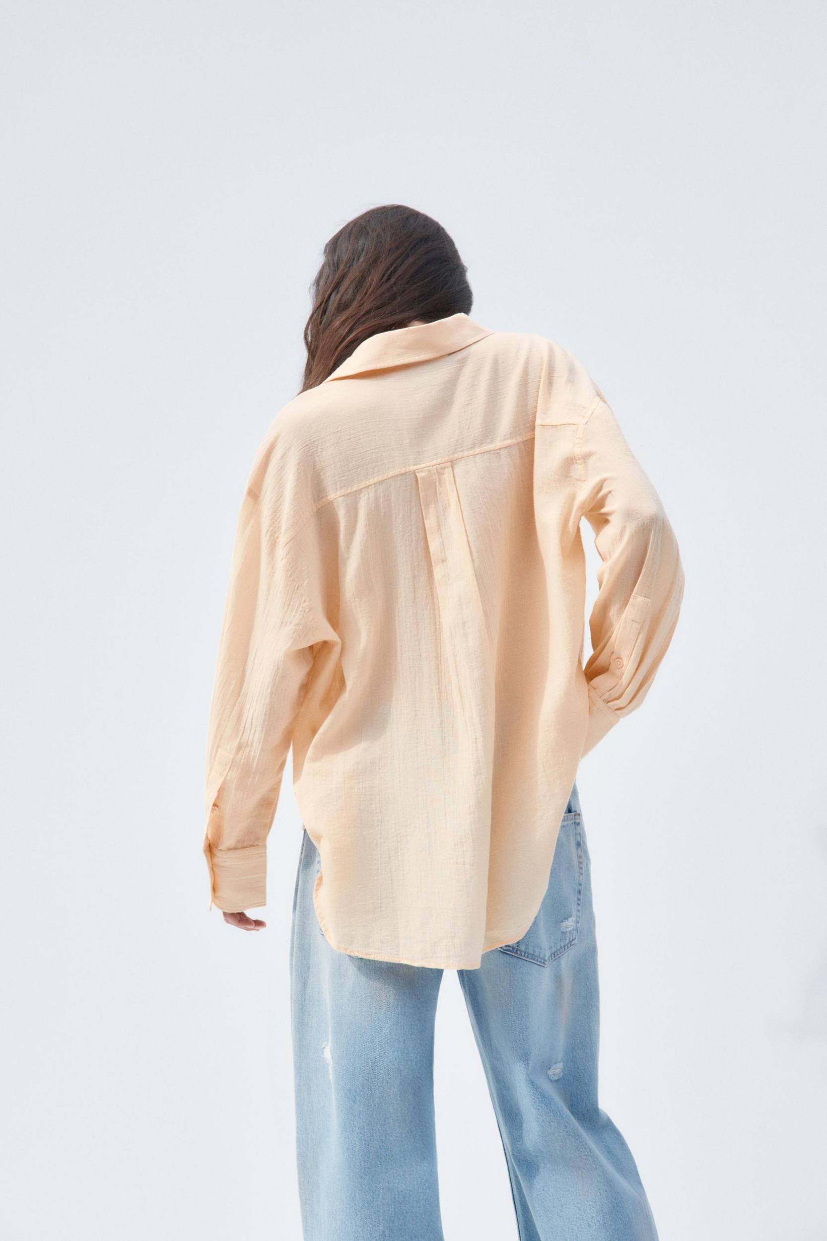 OVERSIZED GAUZE SHIRT Product Image