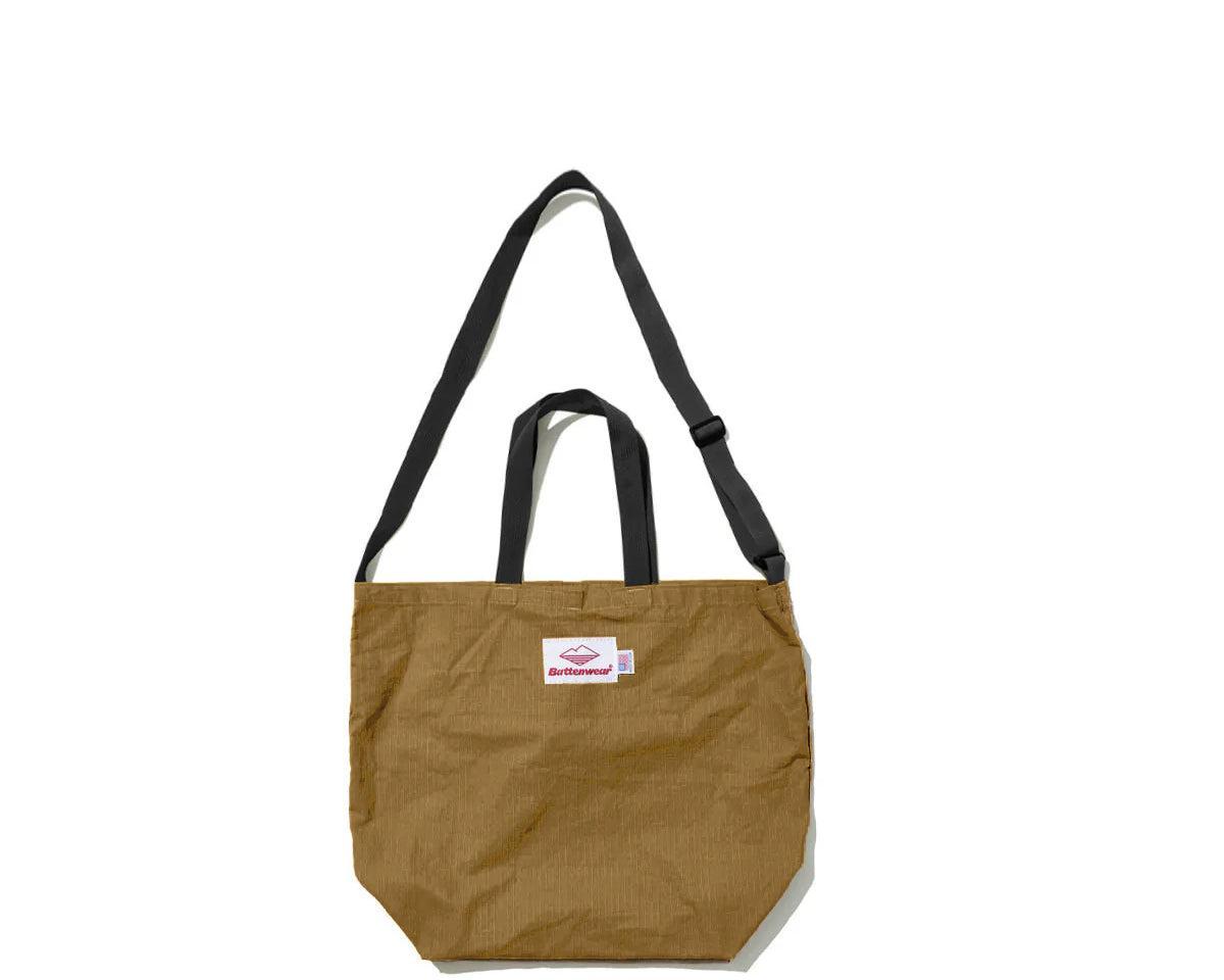 Mini Packable Tote / Tan x Black Product Image
