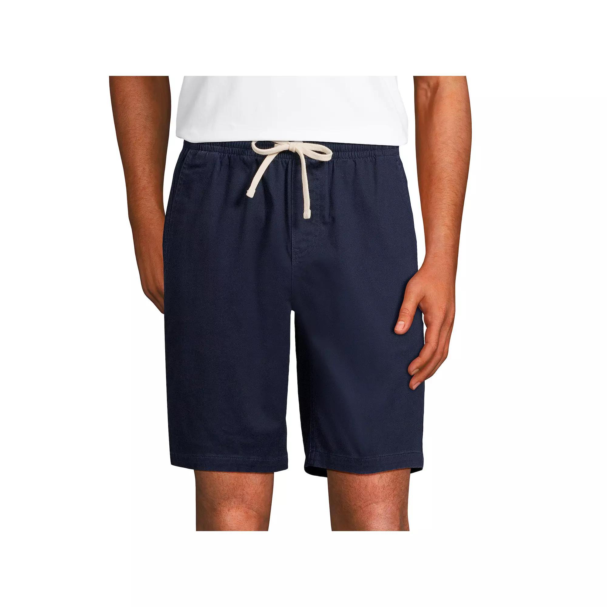Men's Lands' End Pull-On Deck Shorts, Size: Large, Soft Pink Product Image