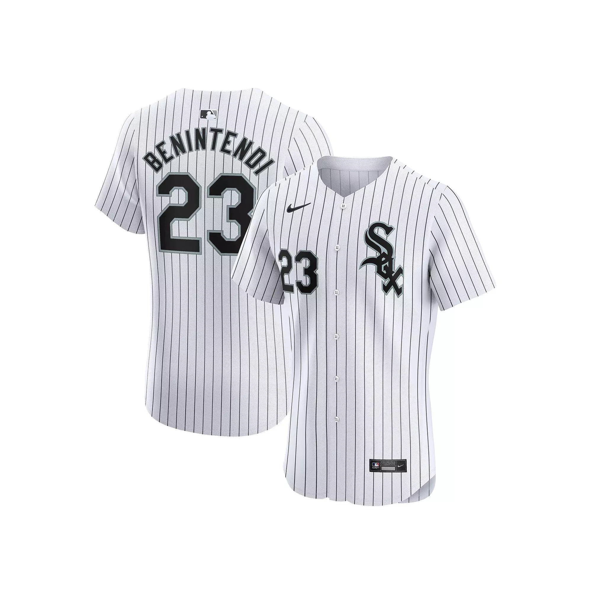 Men's Nike Andrew Benintendi White Chicago White Sox Home Elite Player Jersey, Size: 40 Product Image