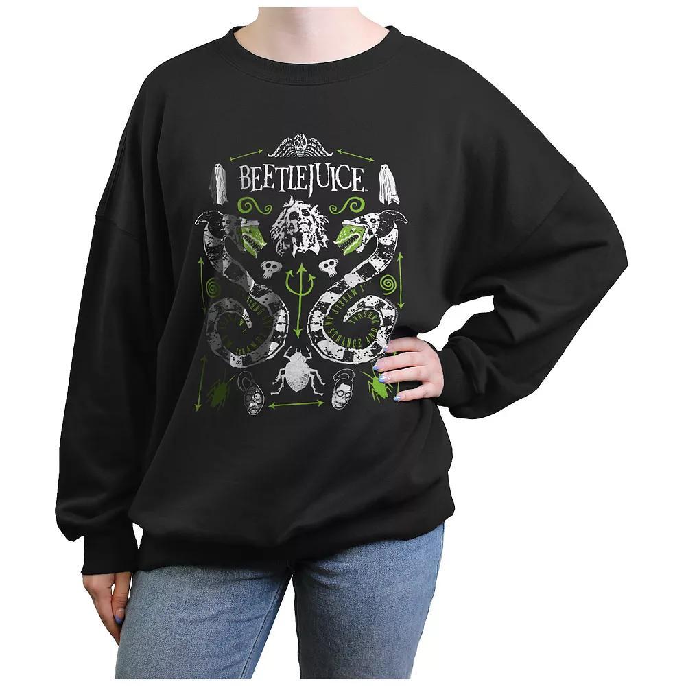 Juniors' X-Men Dark Phoenix Poster Graphic Fleece, Girl's, Size: Large, Black Product Image