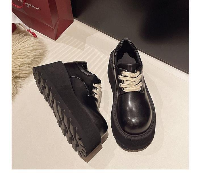Platform Lace Up Shoes Product Image