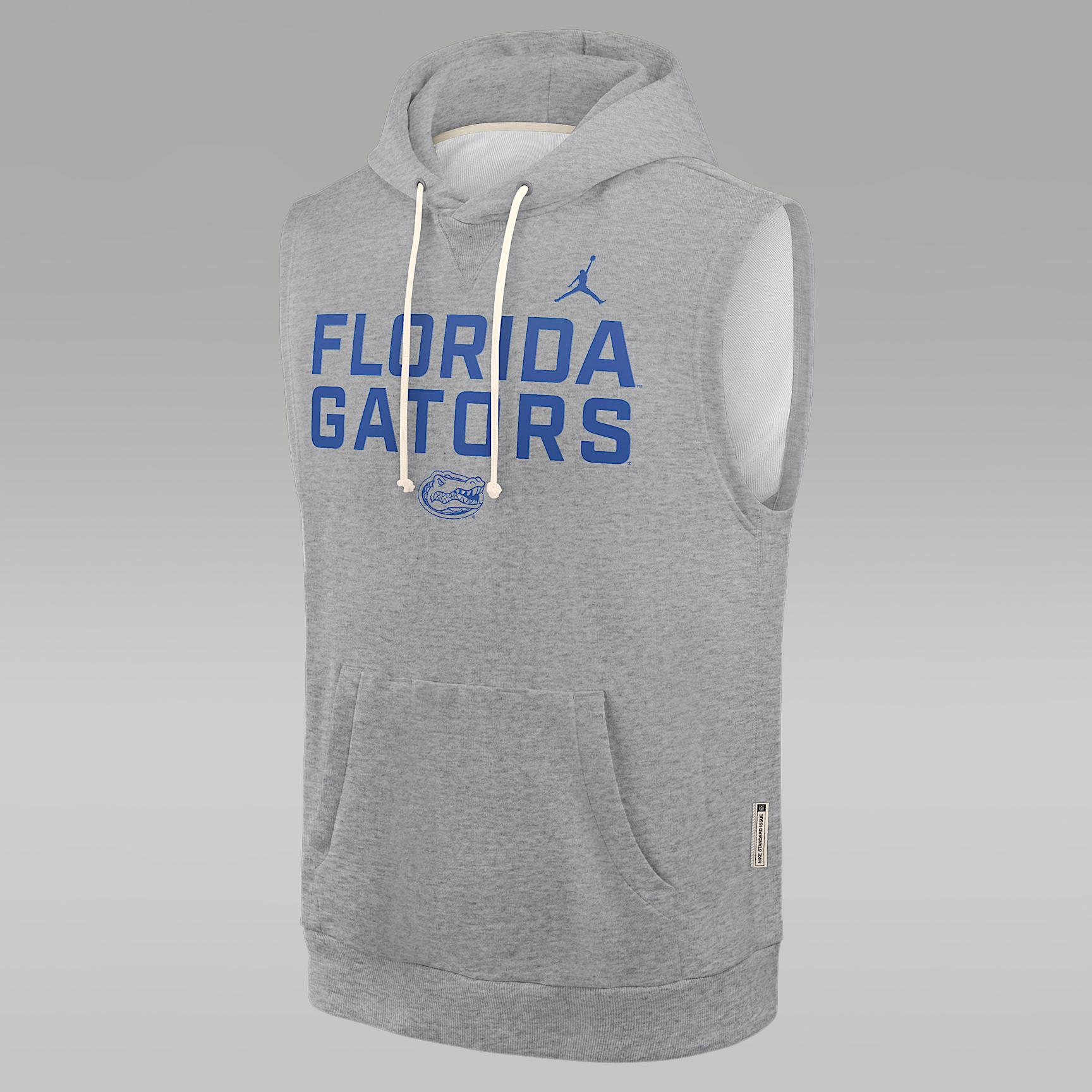 Men's Florida Sideline Jordan Brand Dri-FIT College Sleeveless Pullover Hoodie Product Image