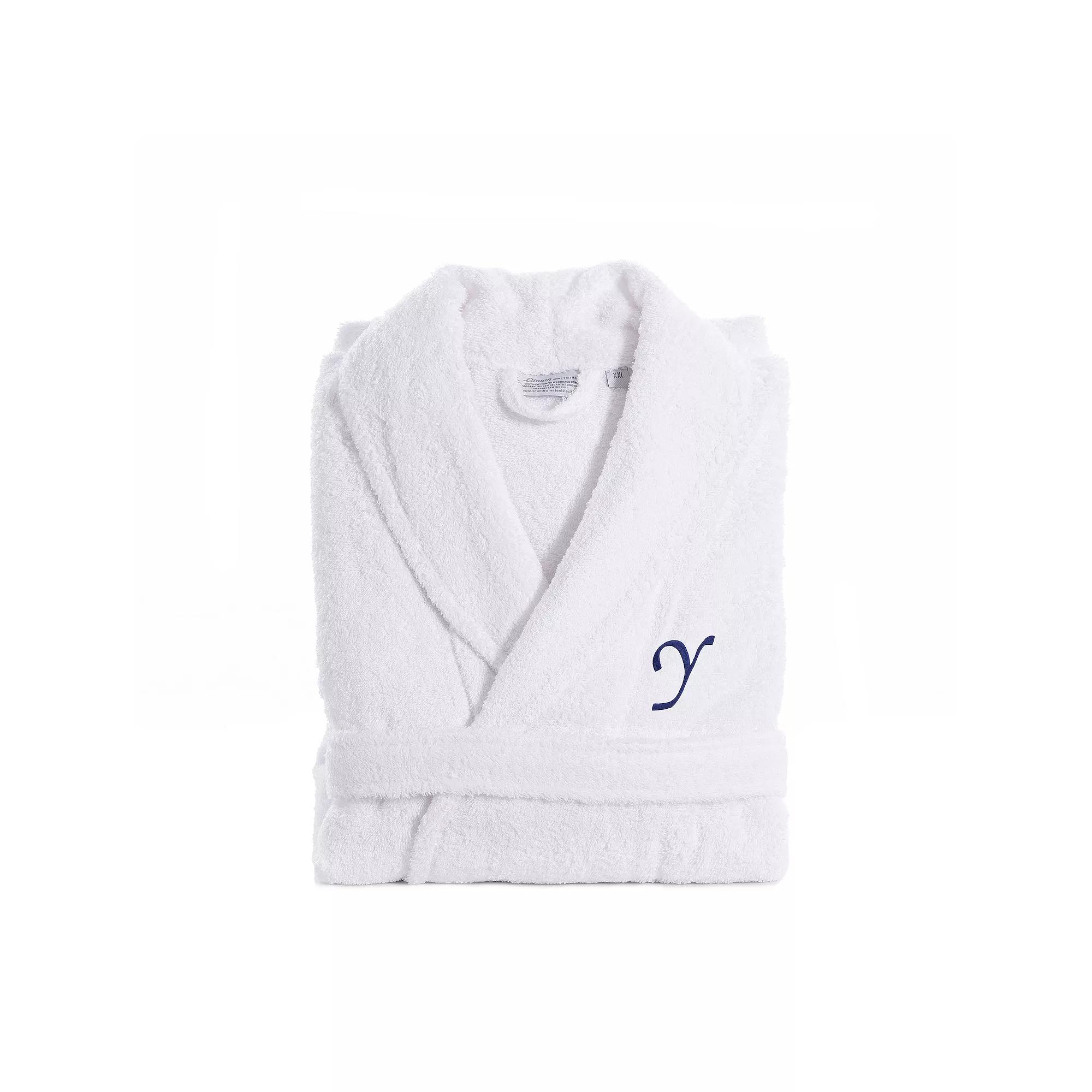 Linum Home Textiles Turkish Cotton Personalized Unisex Embroidered Terry Bathrobe, Women's, Size: Small/Medium Product Image