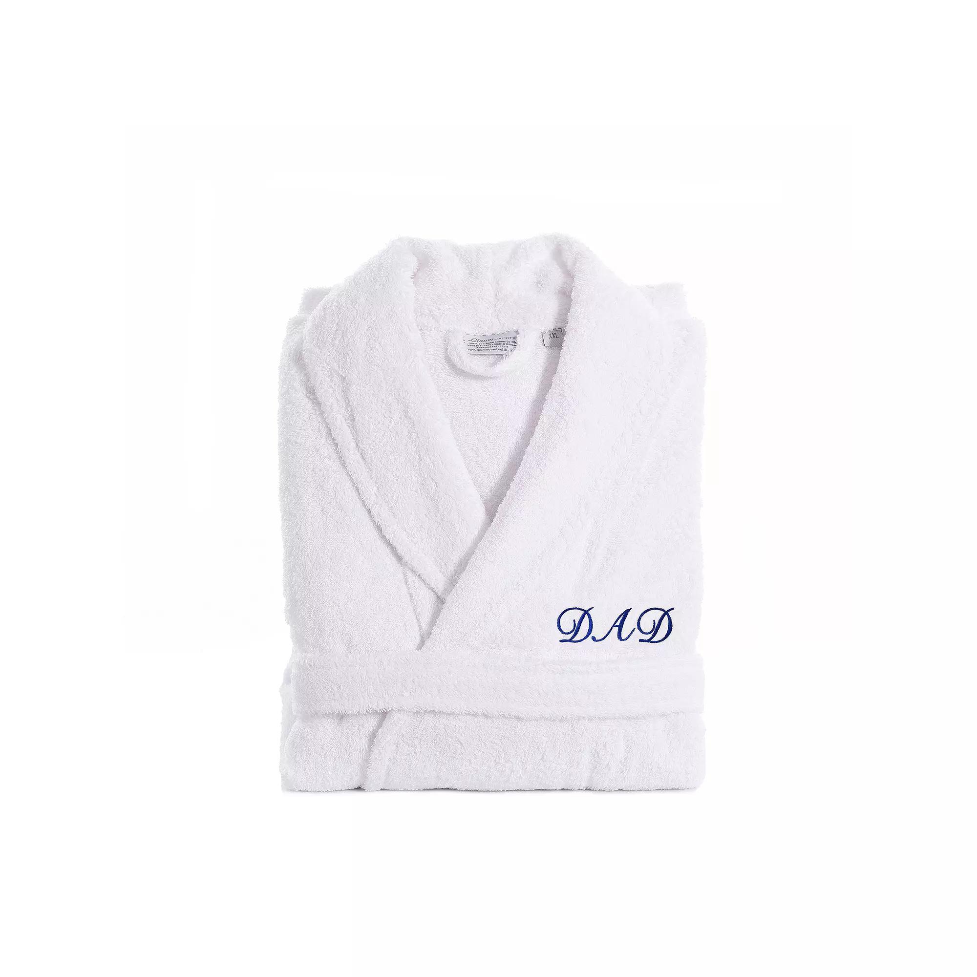 S/M Dad Bathrobe White - Linum Home textiles Product Image