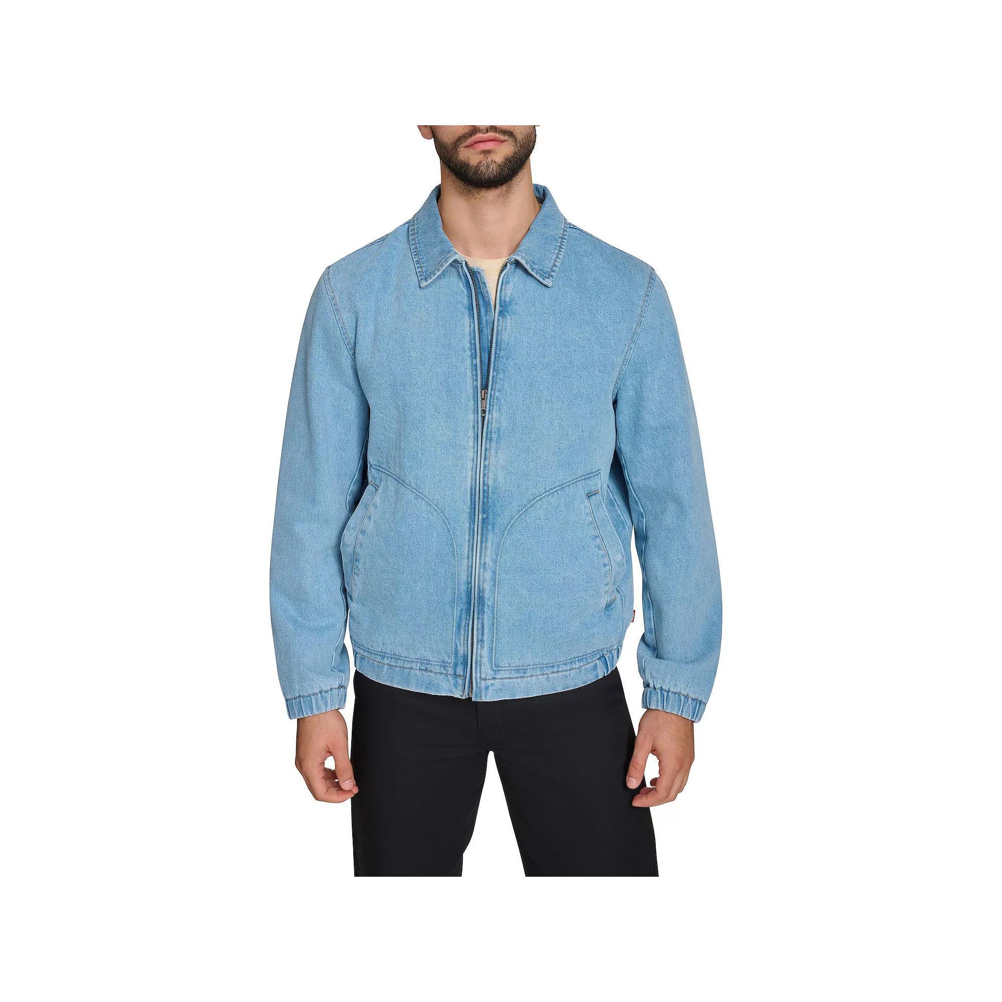 Men's Levi's® Cotton Jacket with Laydown Collar, Size: Large, Worker Brown Product Image