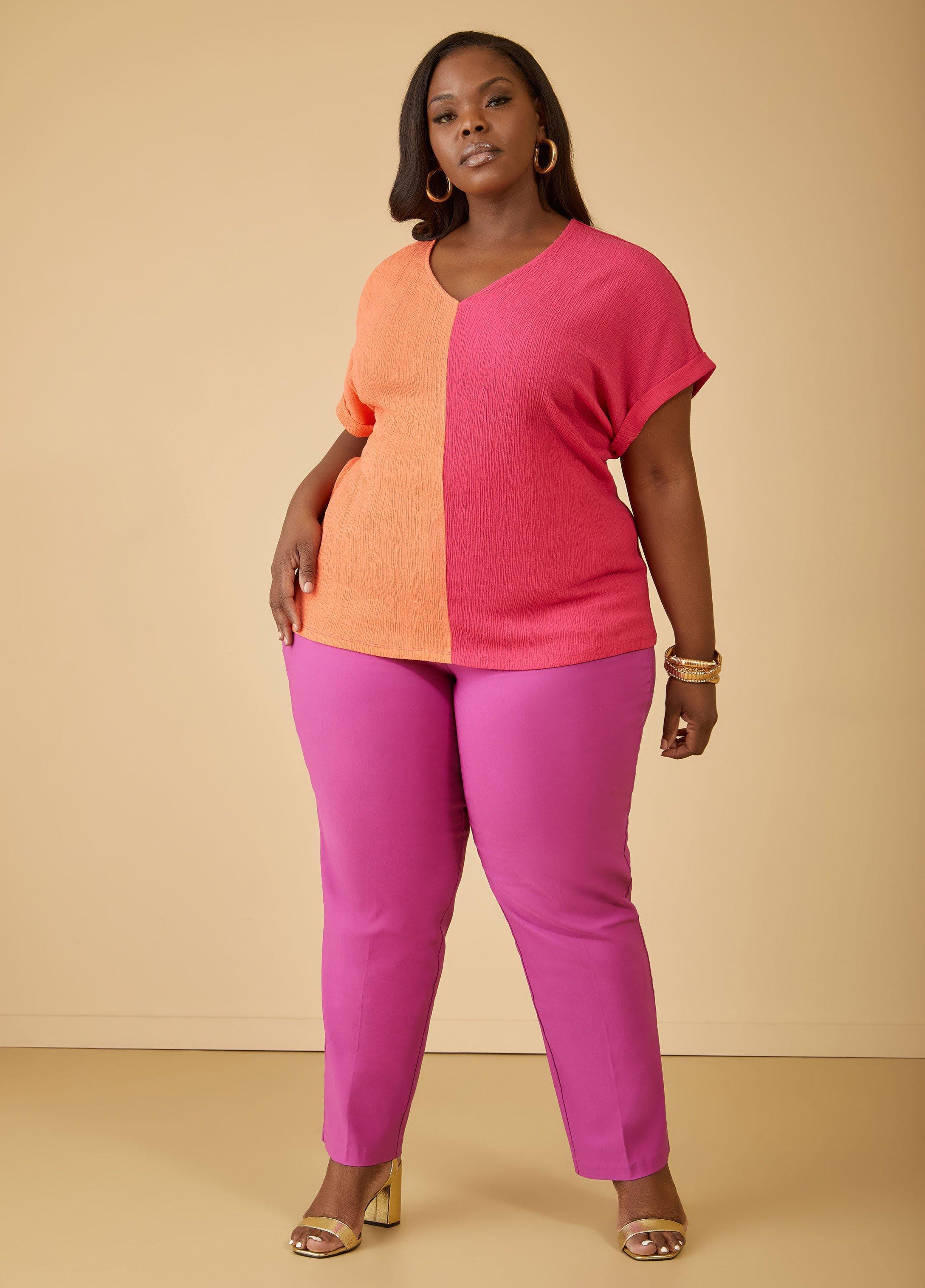 Two Tone Textured Top Product Image