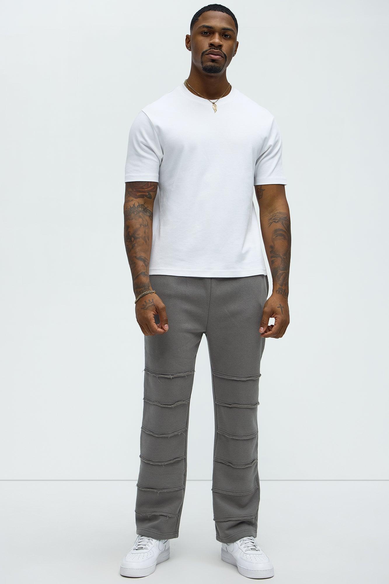 Tyson Off Your Rocker Straight Sweatpants - Charcoal Product Image