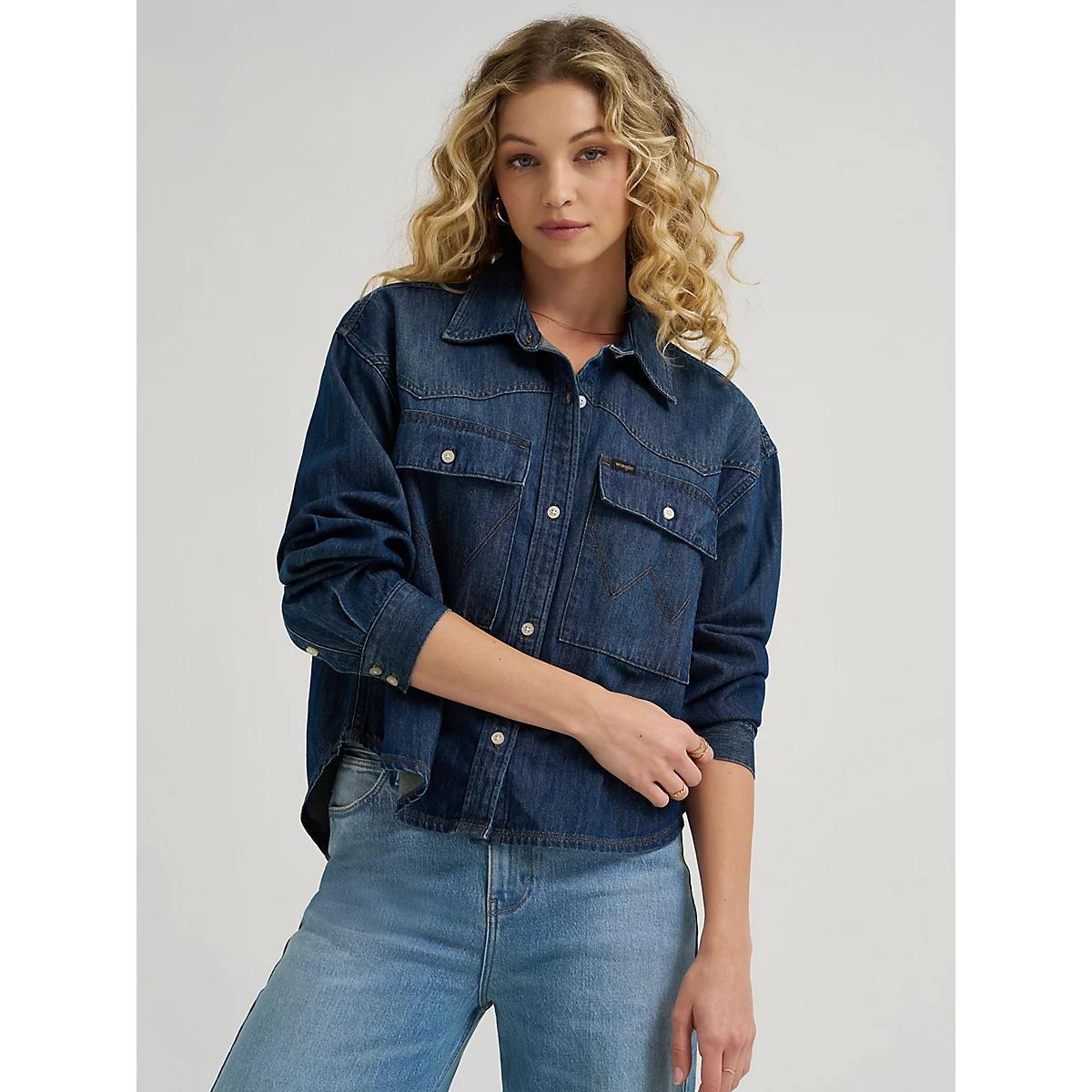 Women's Boxy Shirt | Women's TOPS | Wrangler® Product Image