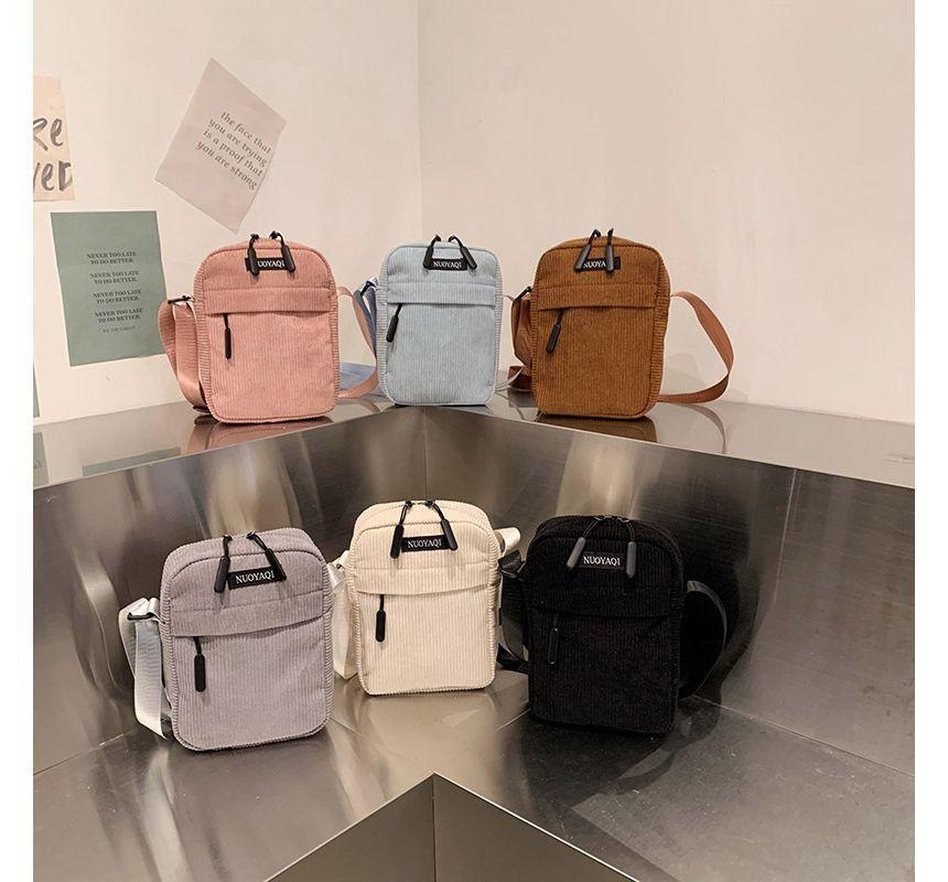 Applique Corduroy Crossbody Bag Product Image
