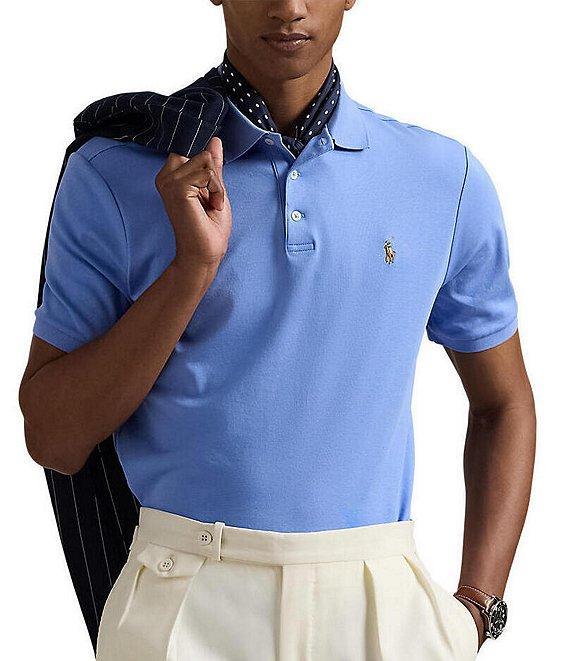 Polo Ralph Lauren Big & Tall Classic Fit Soft Cotton Multi-Colored Pony Polo Shirt Product Image