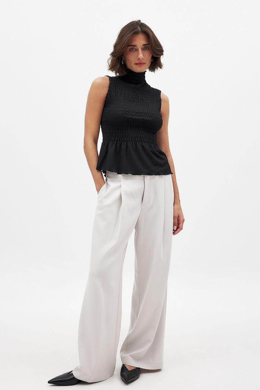 Sleeveless Smock Top Product Image