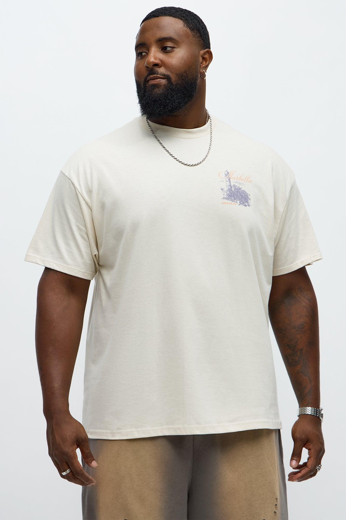 Marbella Spain Short Sleeve Tee - Cream Product Image