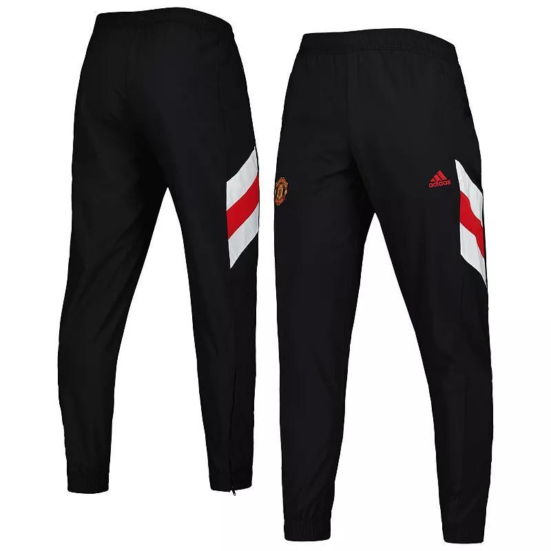 Mens adidas Black Manchester United Football Icon Training Pants Product Image