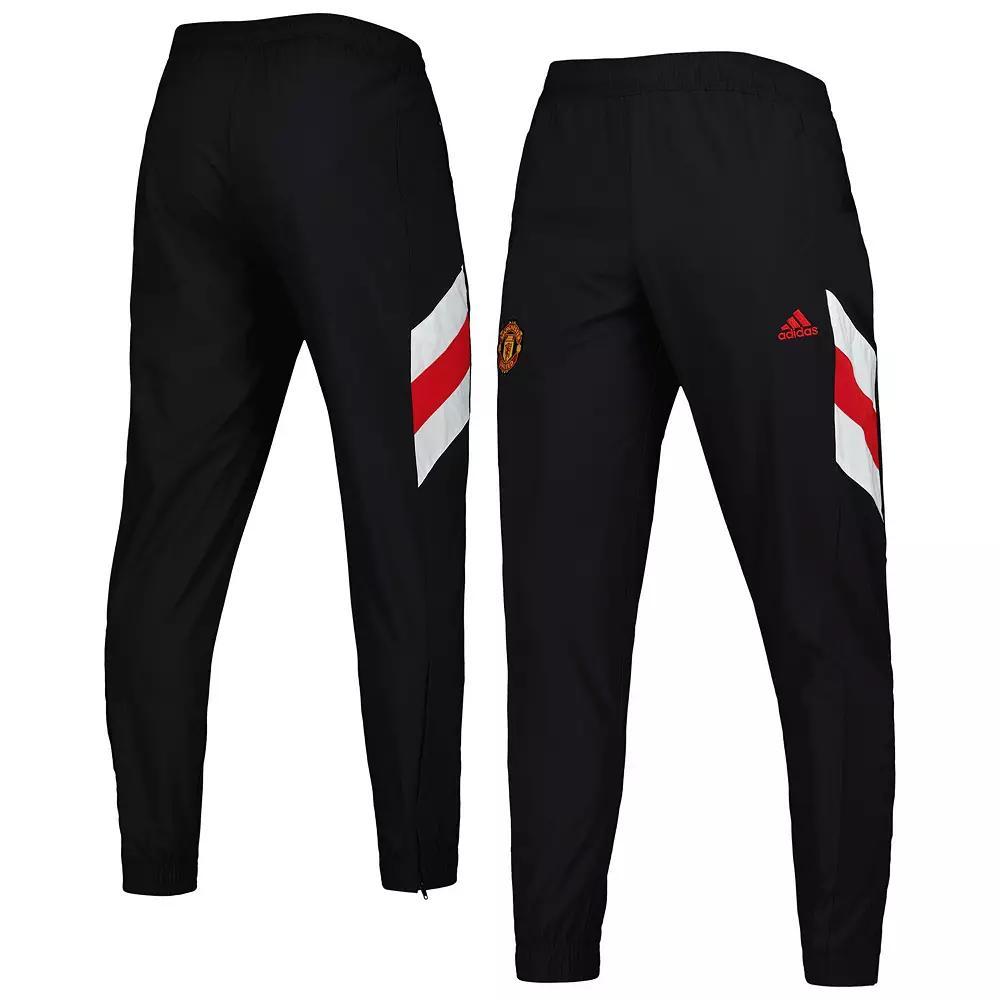 Mens adidas Black Manchester United Football Icon Training Pants Product Image