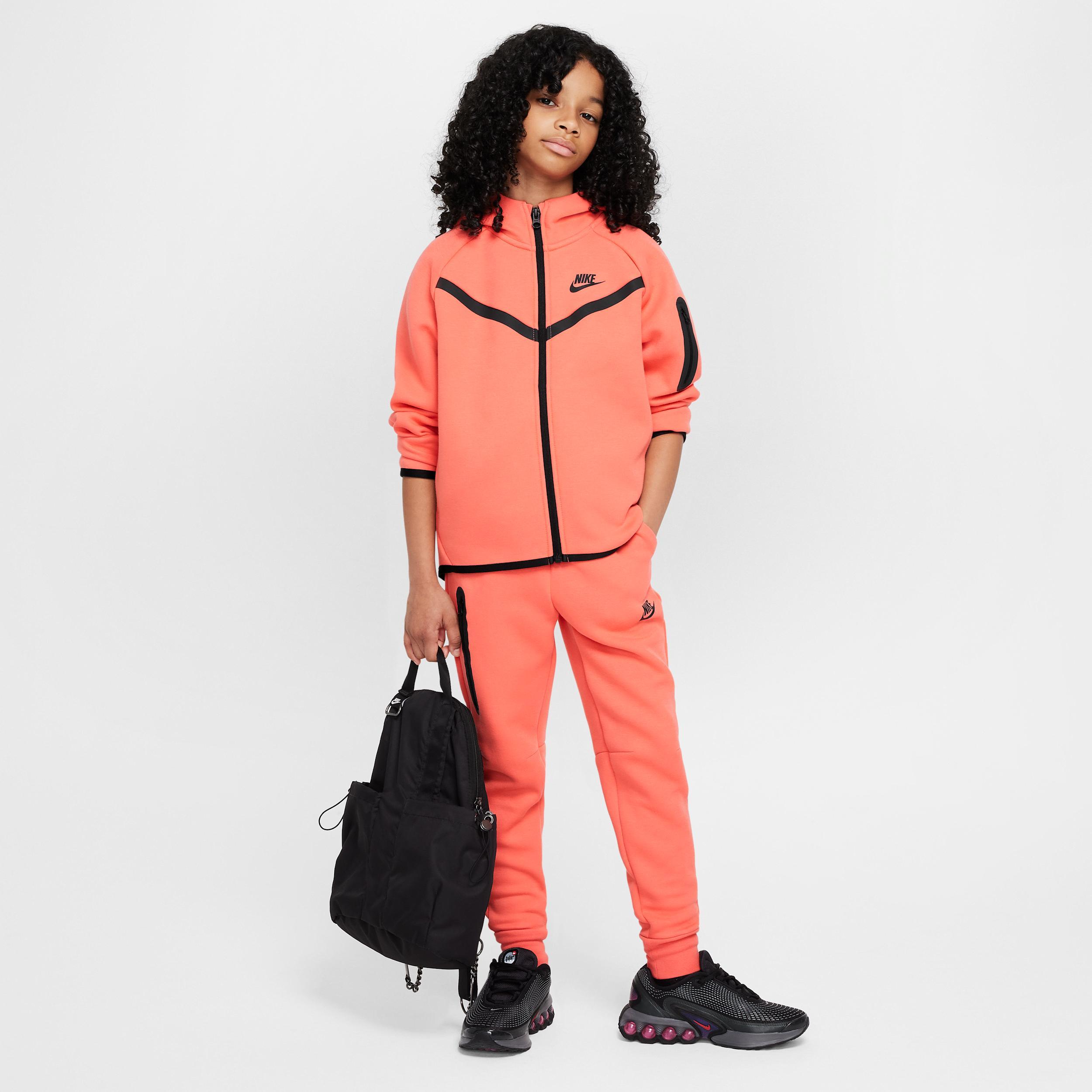Unisex Nike Sportswear Tech Fleece Girls' Full-Zip Hoodie Product Image