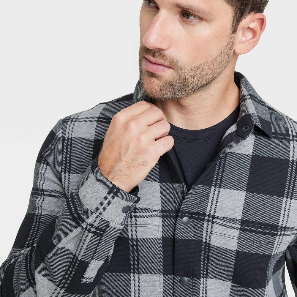 Mens Shirt Jacket - All In Motion Black Onyx M Product Image