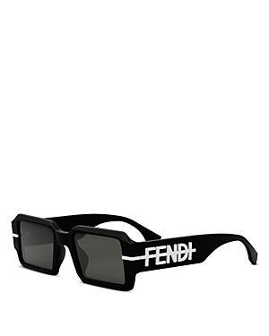 Fendi Fendigraphy Rectangular Sunglasses, 52mm Product Image