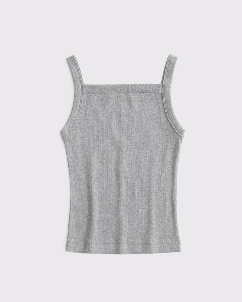 Straight Neck Rib Tank Product Image