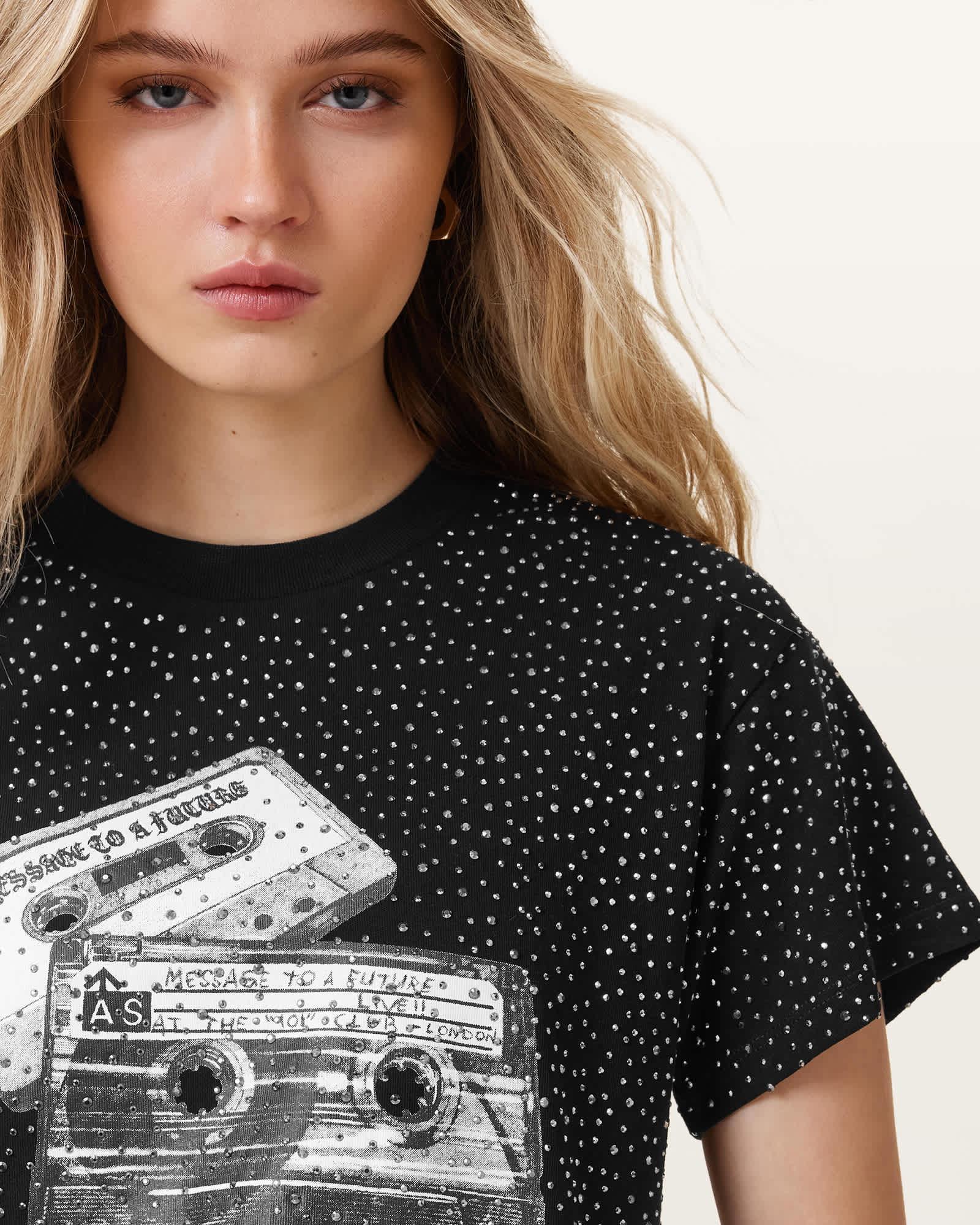 Reel Elle Embellished T-Shirt Product Image