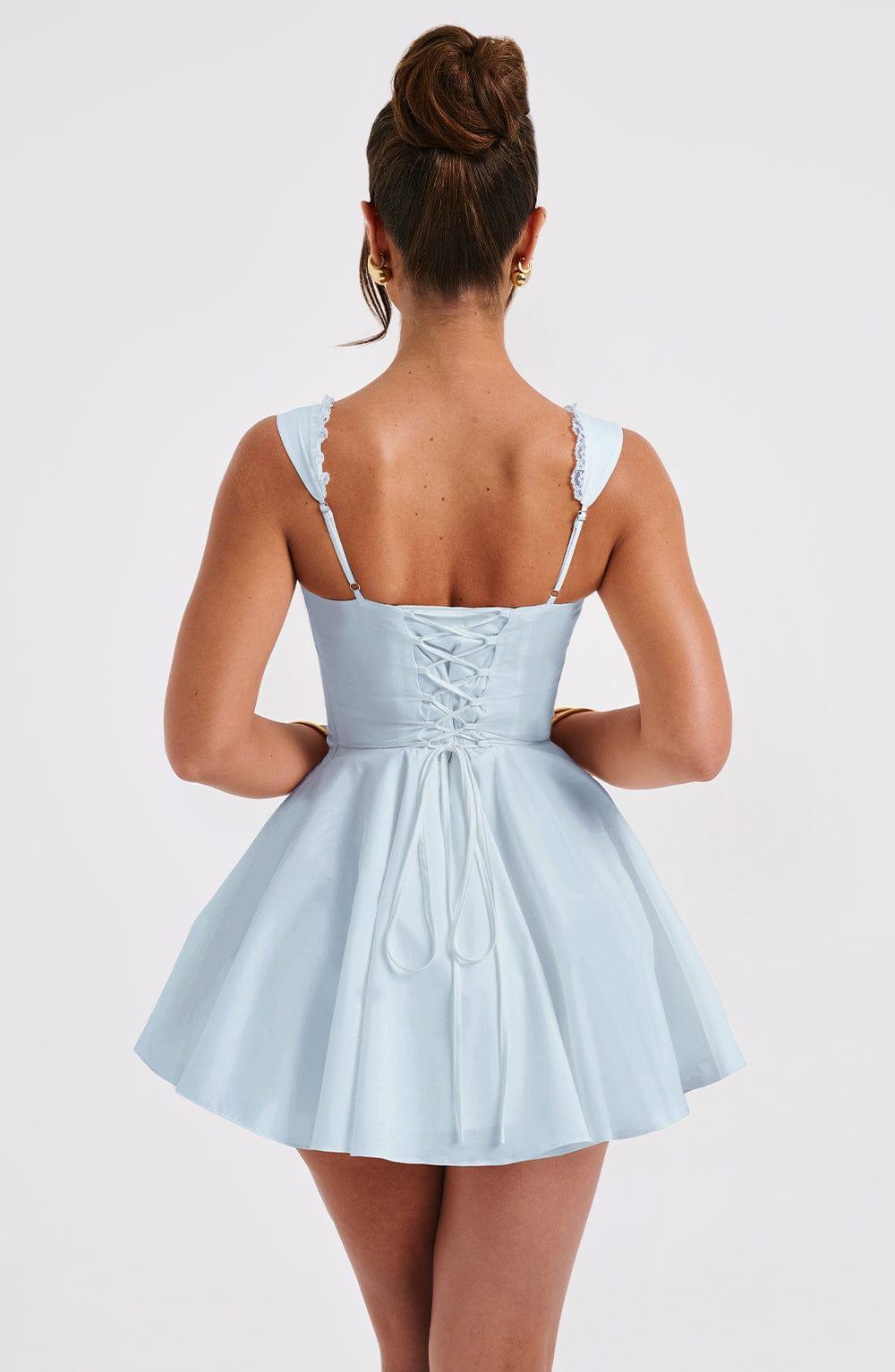 Antonella Mini Dress - Blue Product Image