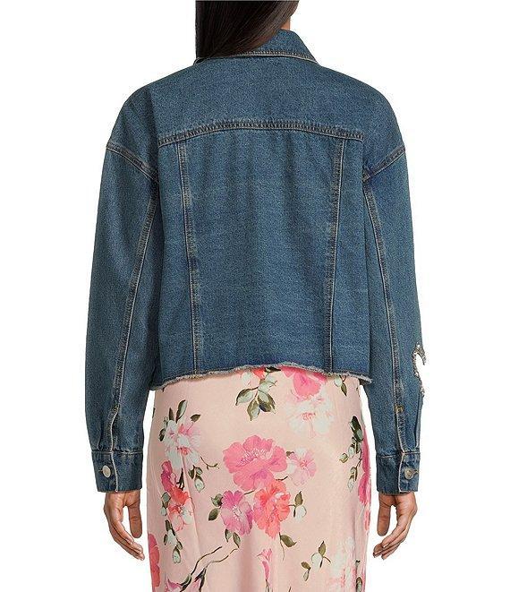 Evolutionary Denim Heart Cut-Out Jacket Product Image