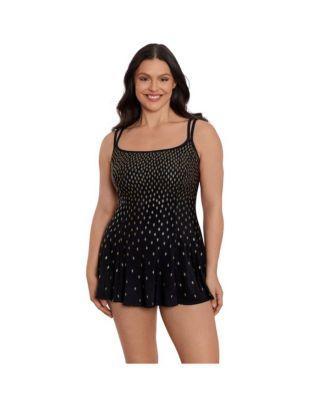 Womens Longitude Princess Seam Swim Dress Product Image