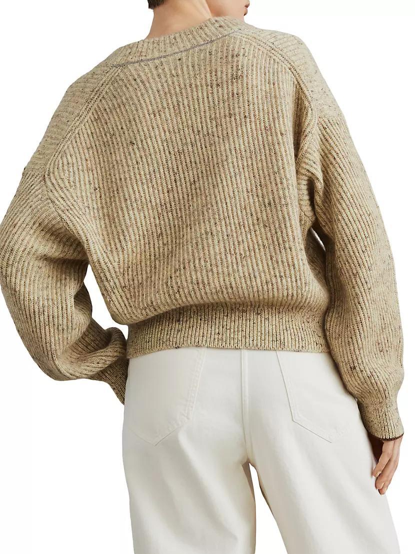 Wool, Mohair and Linen Cardigan Product Image