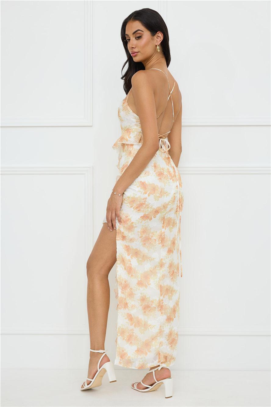 Soraya Maxi Dress Orange Product Image