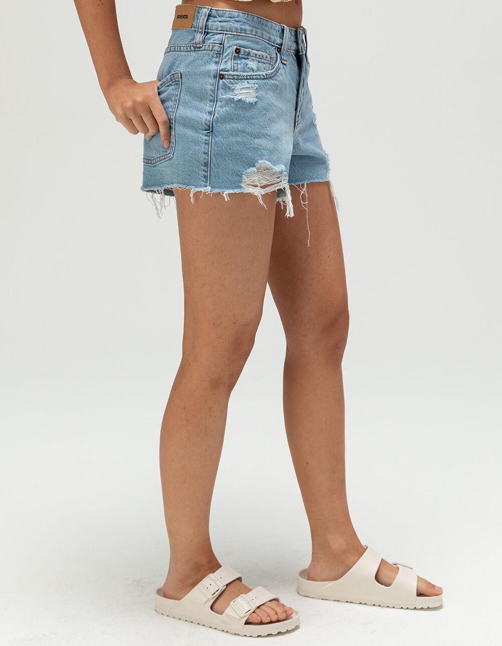 RSQ Womens Mid Rise Vintage Shorts - LIGHT VINTAGE Product Image