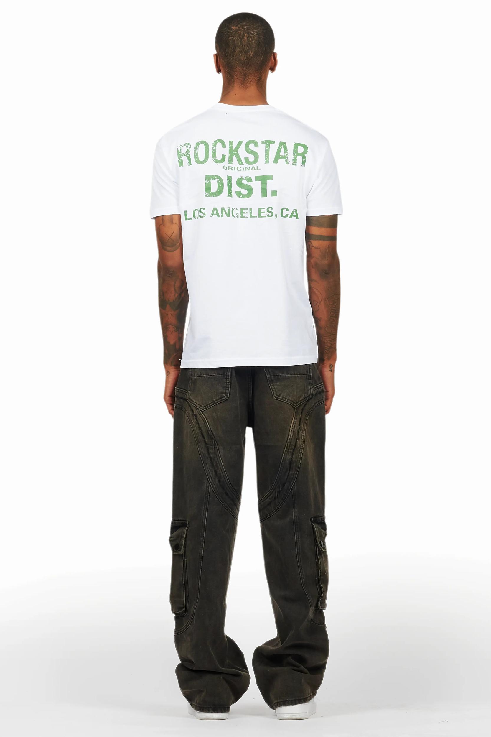 Denmot Dark Grey Baggy Fit Jean Male Product Image
