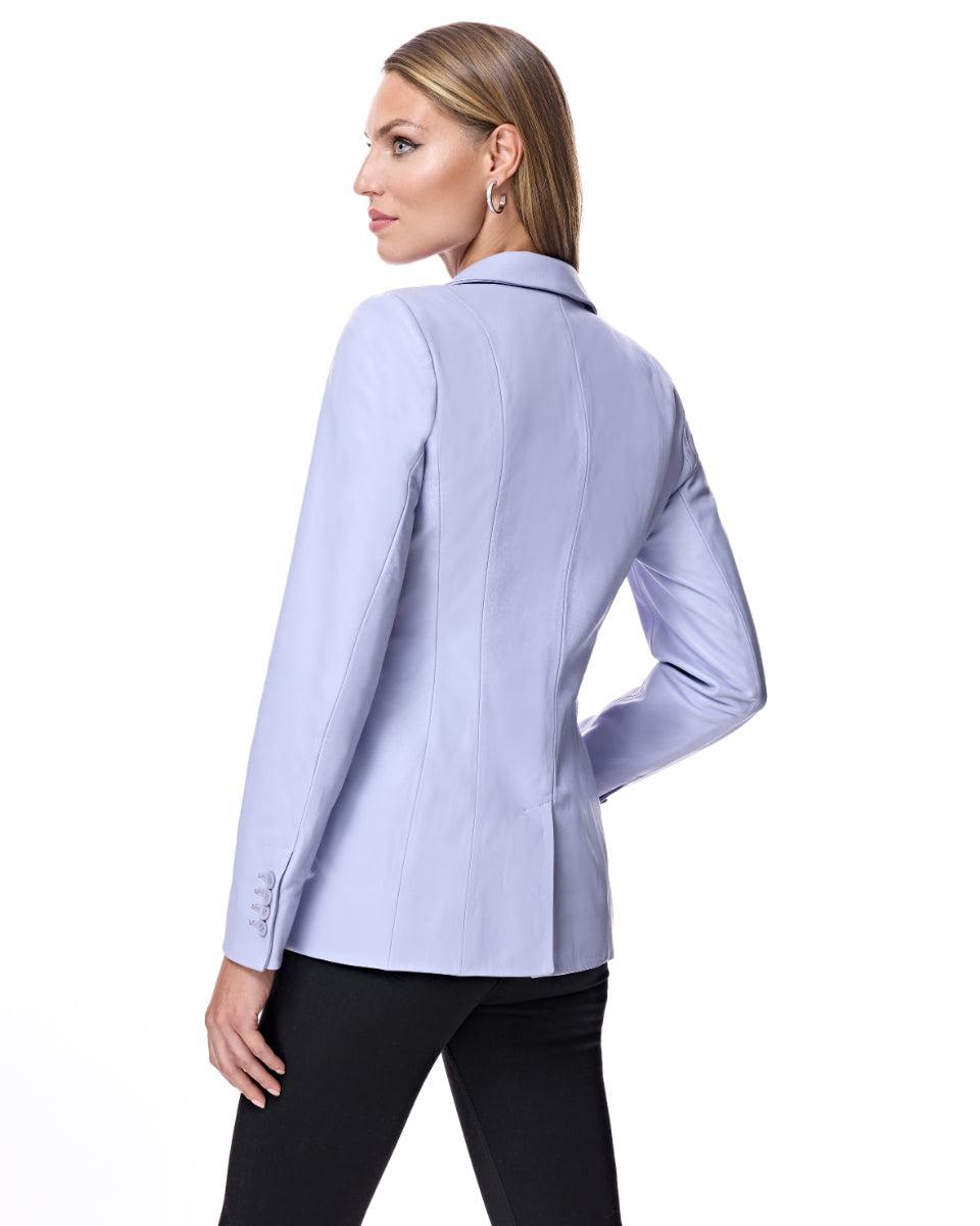 Leather Blazer Product Image
