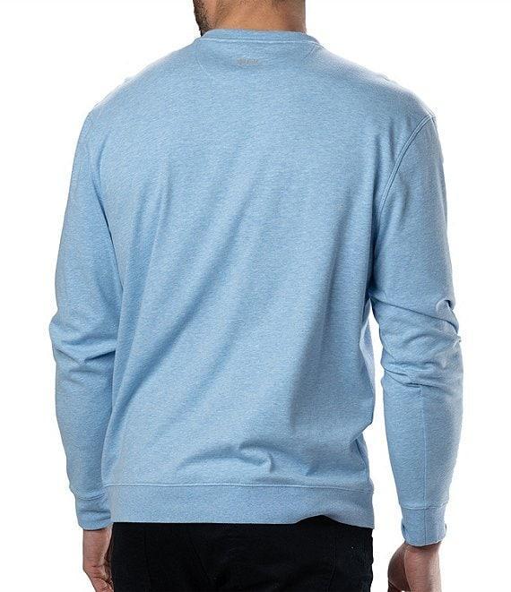 BLACK CLOVER Long Sleeve Henley Maddox Crew Neck Pullover Product Image