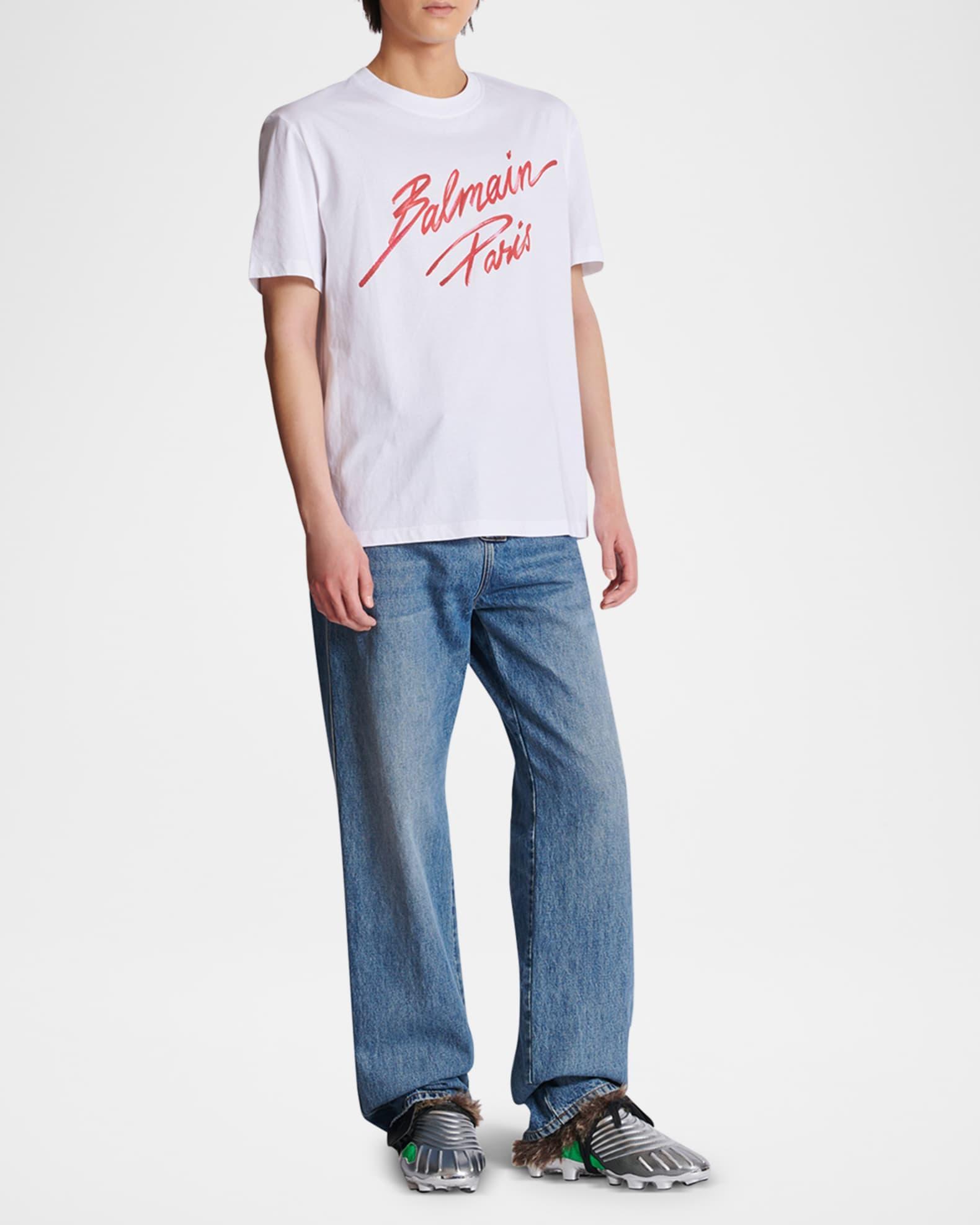 Mens Lipstick Paris Logo T-Shirt Product Image