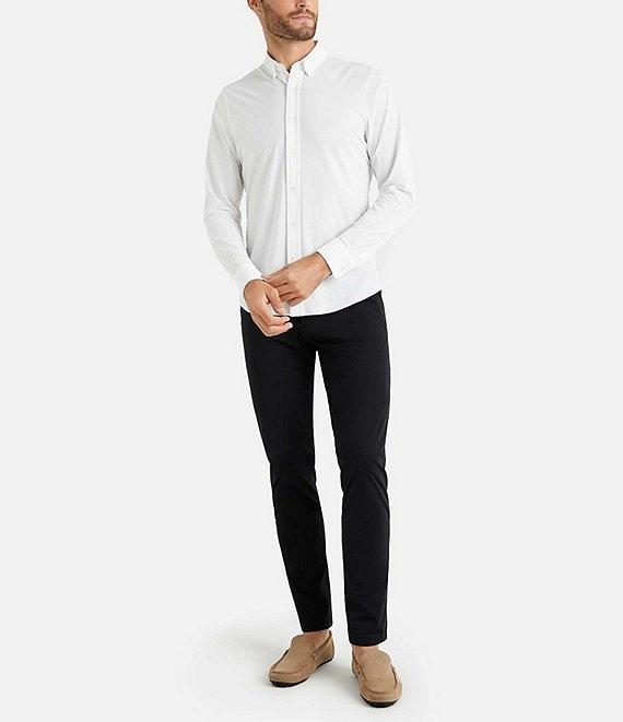 RHONE Slim Fit Flat Front Commuter Stretch Pants Product Image