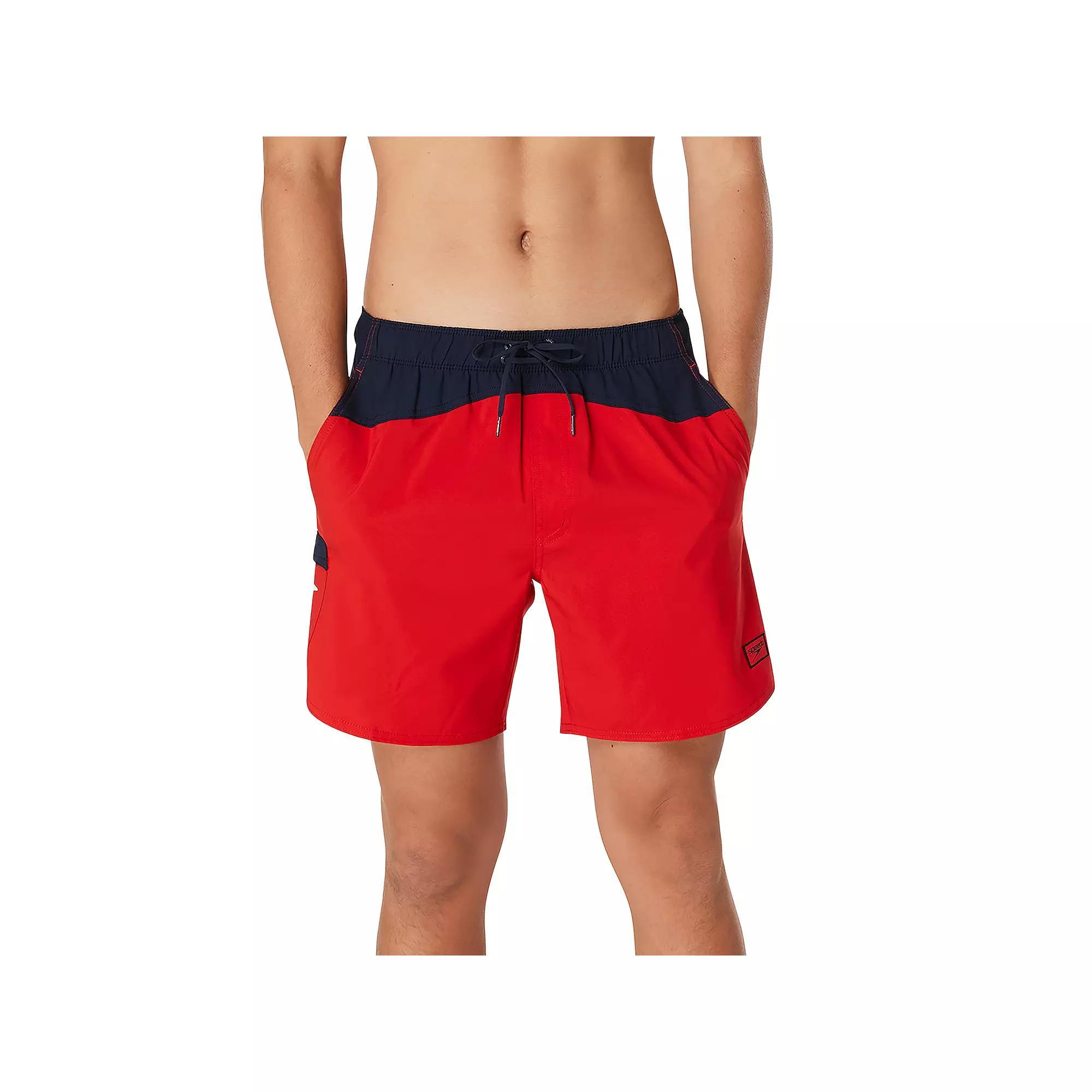 Men's Speedo 6.5" Marina Flex Swim Trunks, Size: Large, Arctic Blue Product Image
