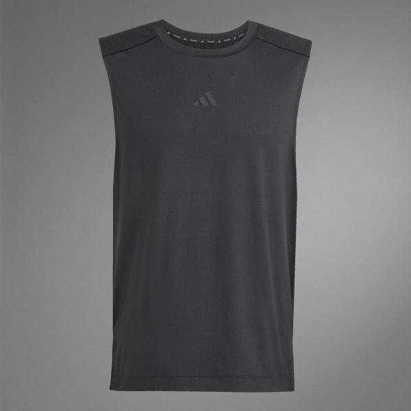 adidas Puremotion Tank Top Black L Mens Product Image