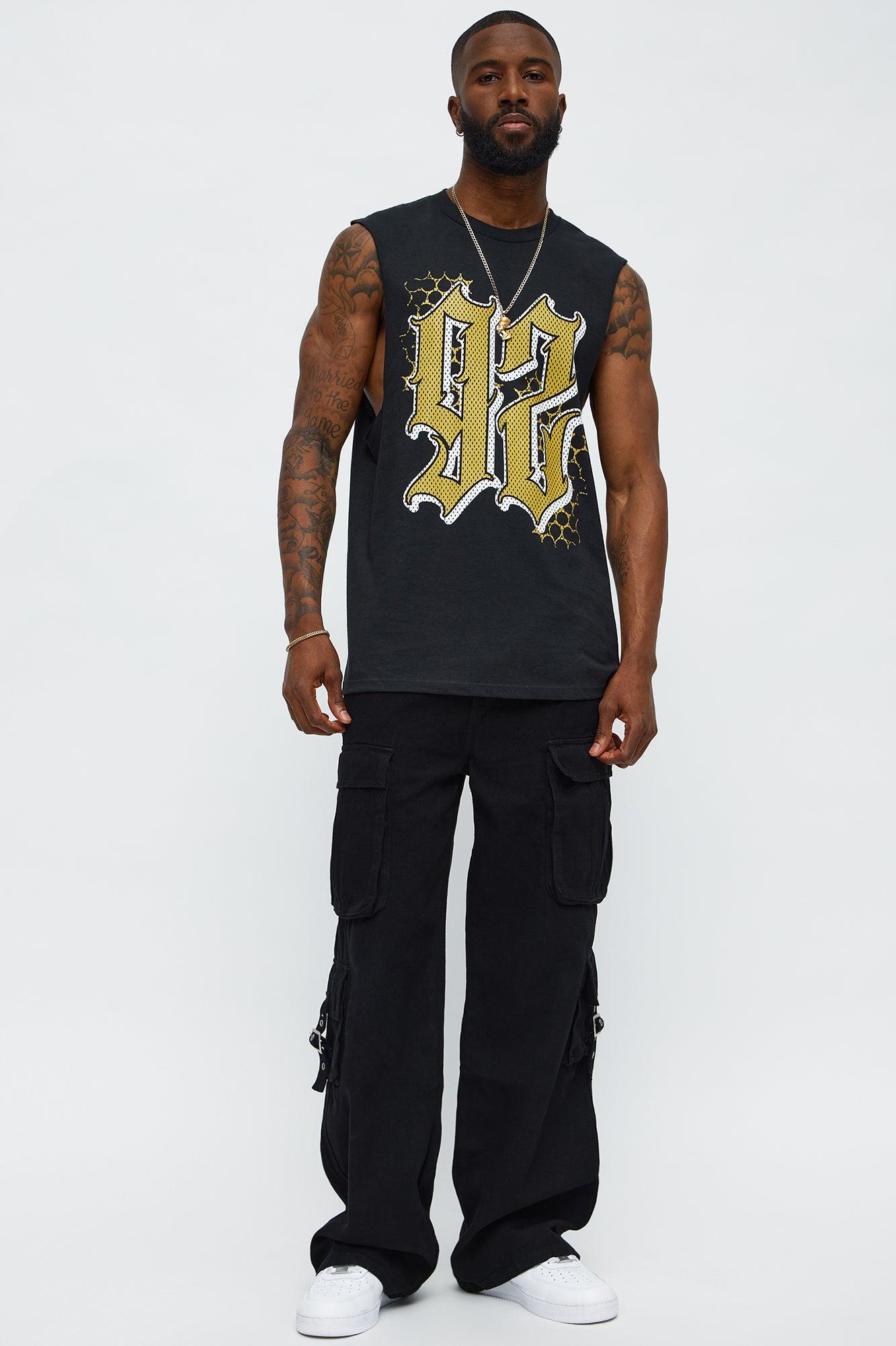 Ninety Two Muscle Tee - Black Male Product Image