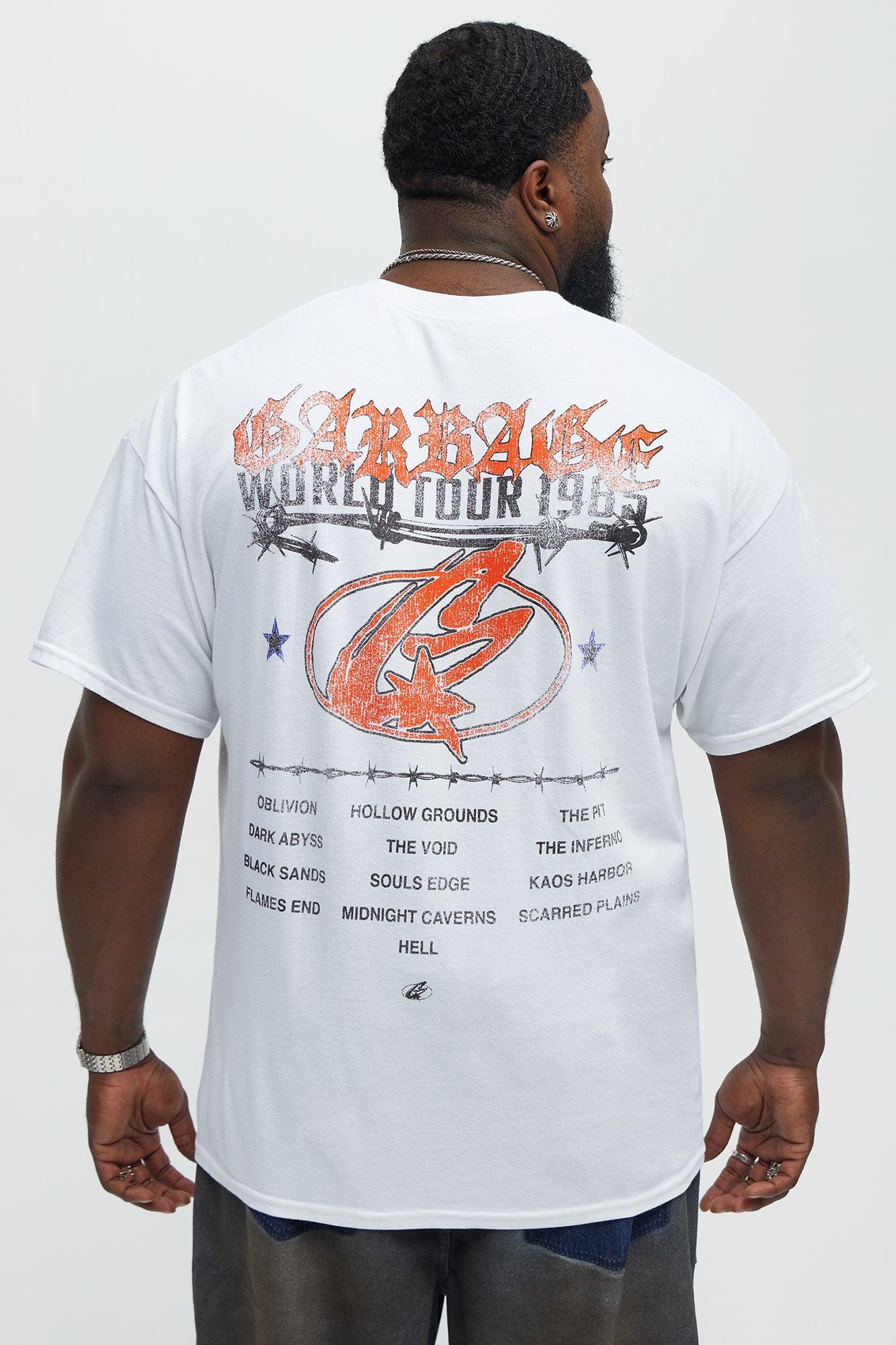 Garbage World Tour Short Sleeve Tee - White Product Image